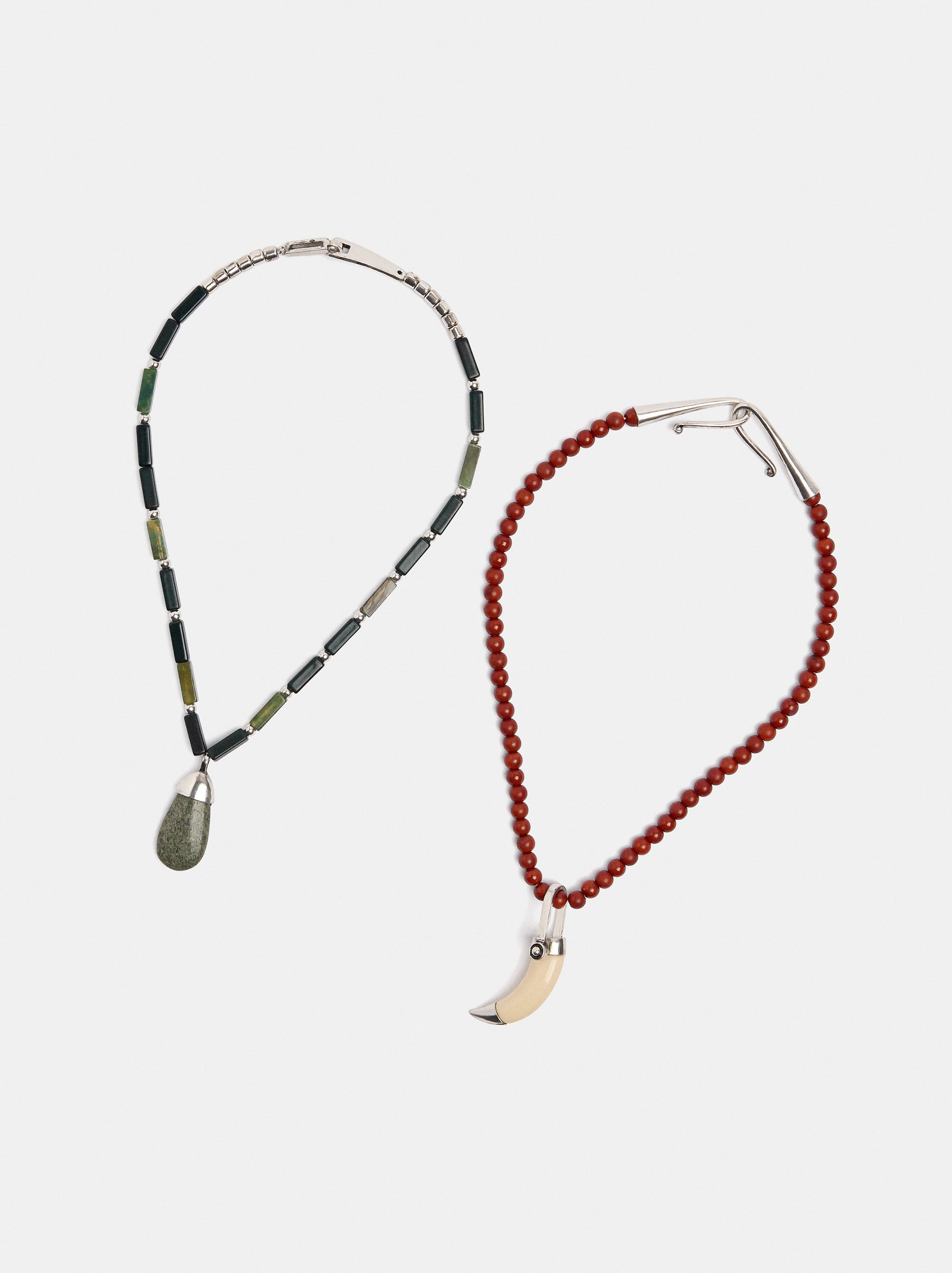Set de colliers pendants avec pierre image number 2.0