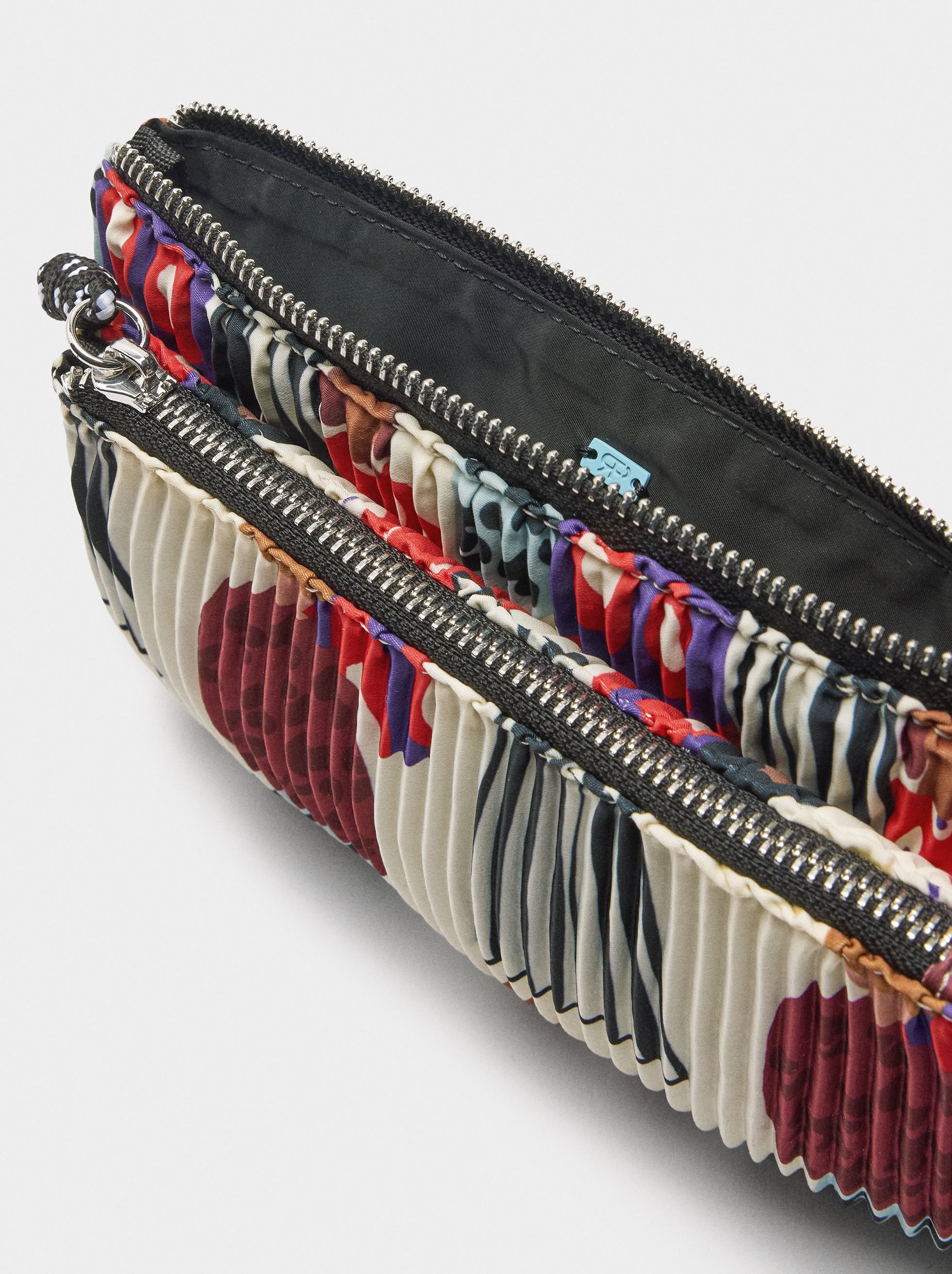 Printed nylon multi-purpose pouch image number 3.0