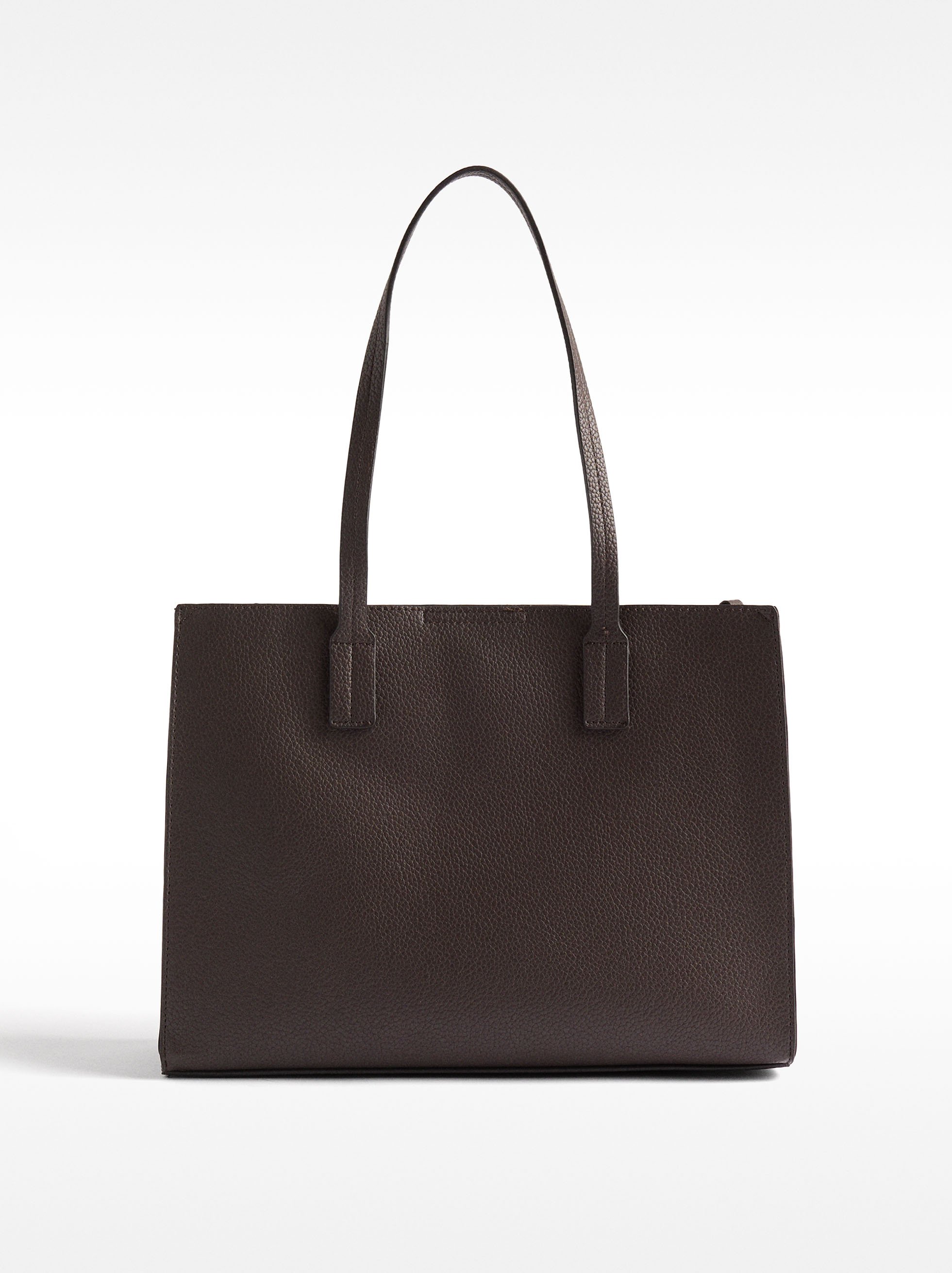 Shopper bag with removable pouch image number 0.0