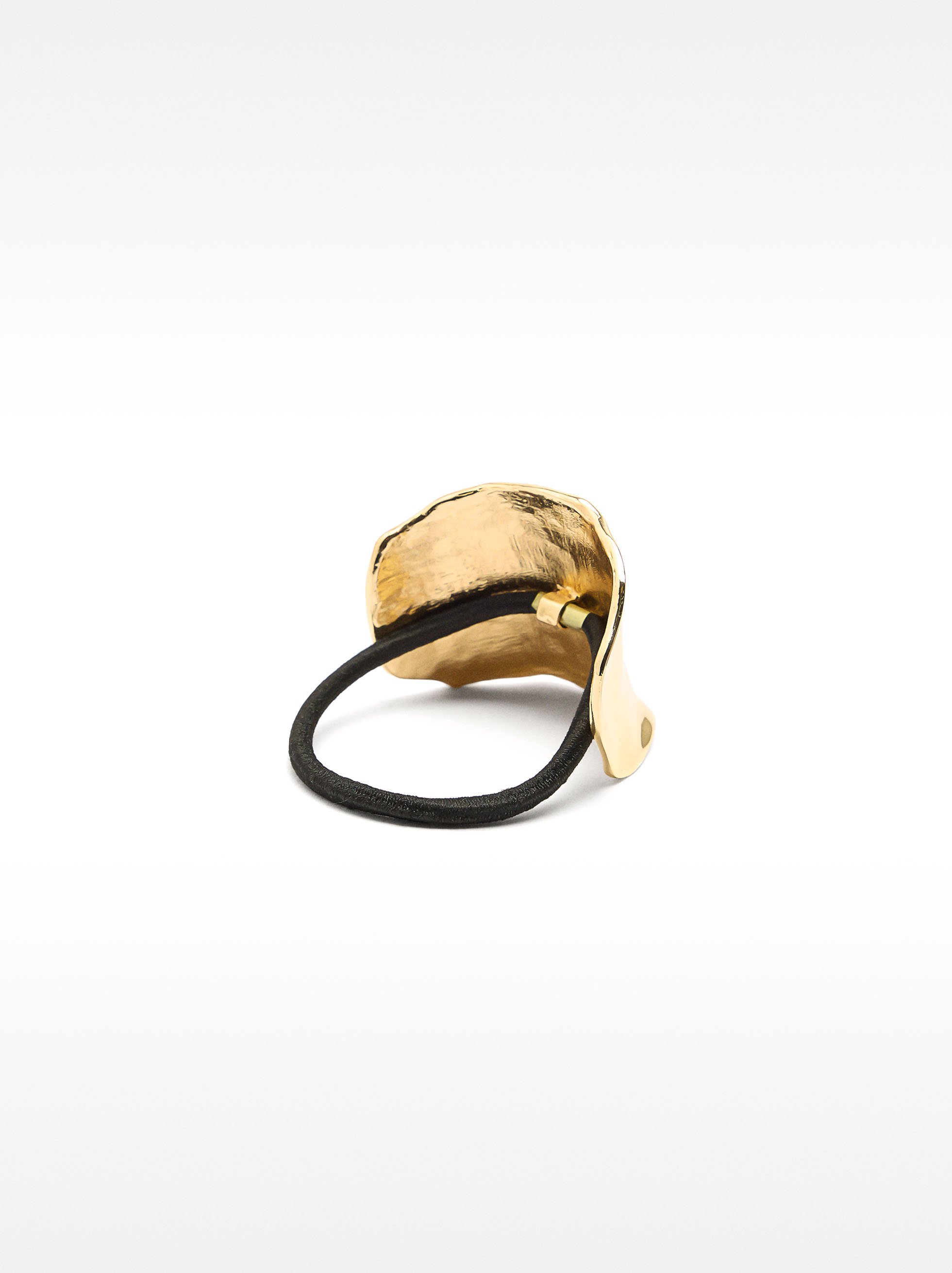 Hair elastic with gold detail image number 2.0