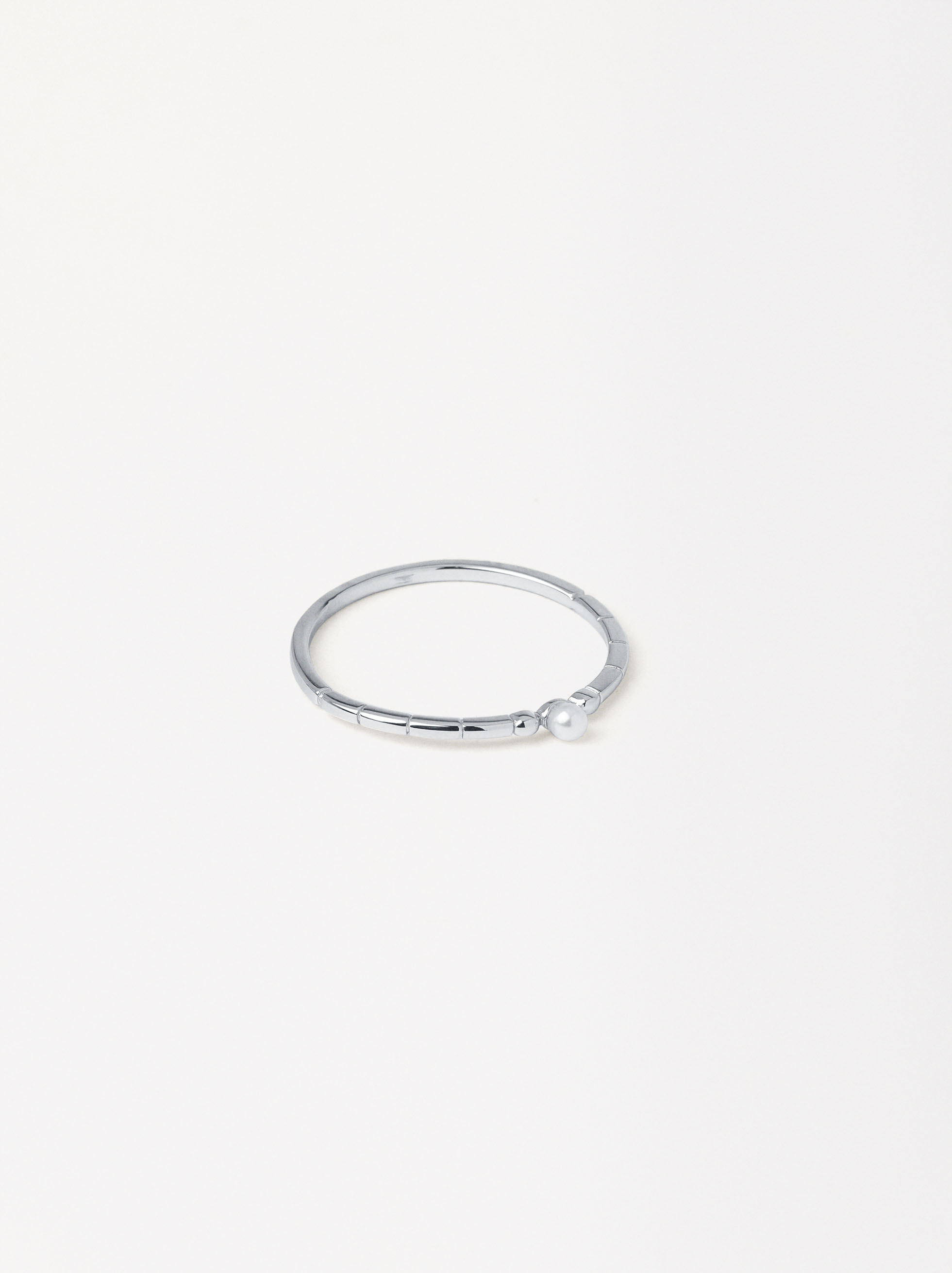 Ring Aus 925er Silber Mit Perle image number 3.0