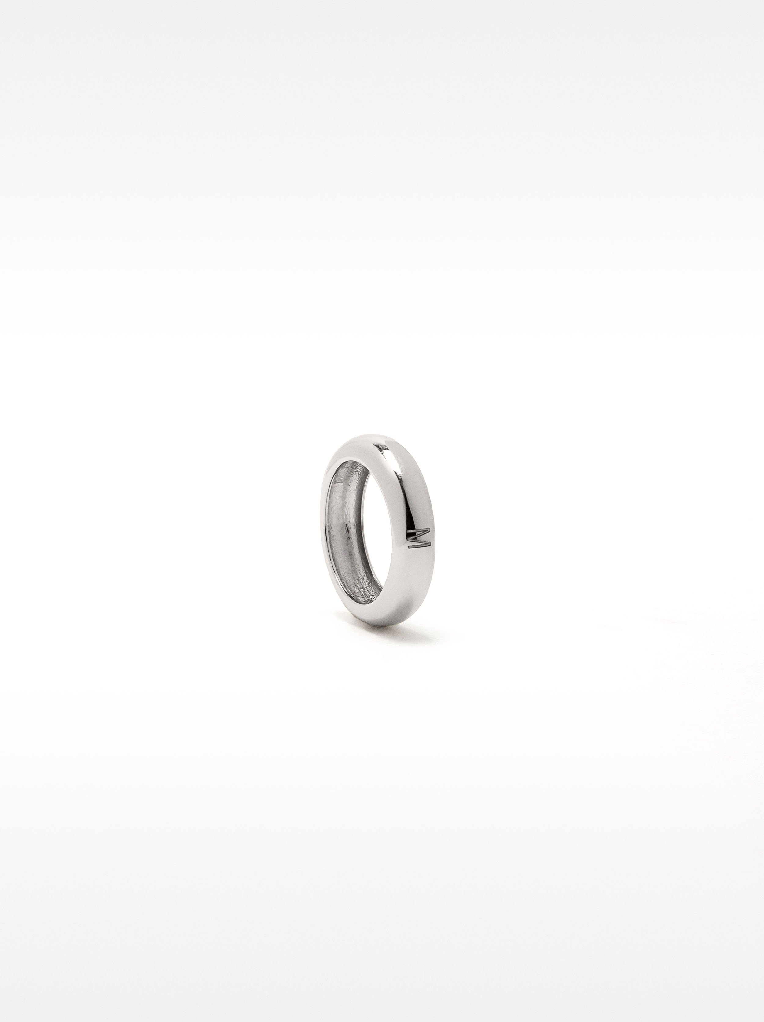 Rounded ring for pinky finger - 925 sterling silver image number 2.0