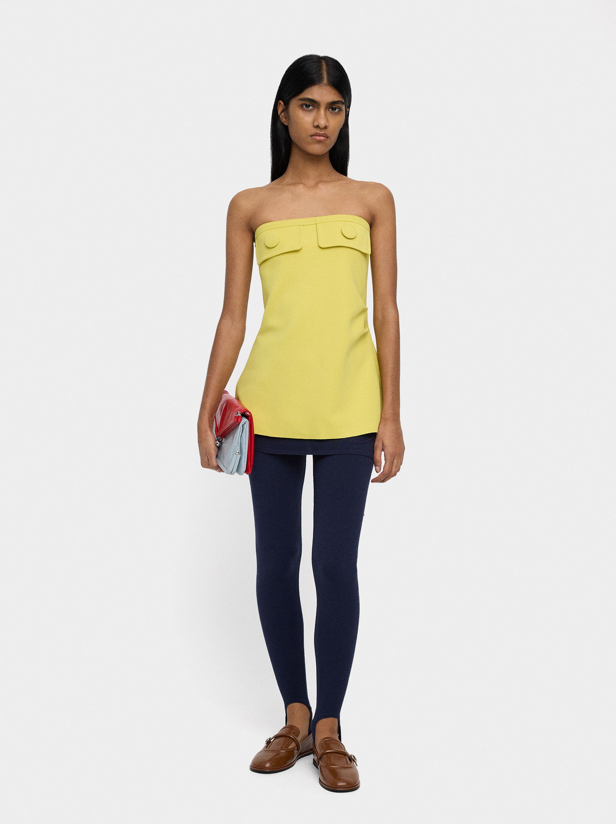 Caicai top with lapels image number 0.0