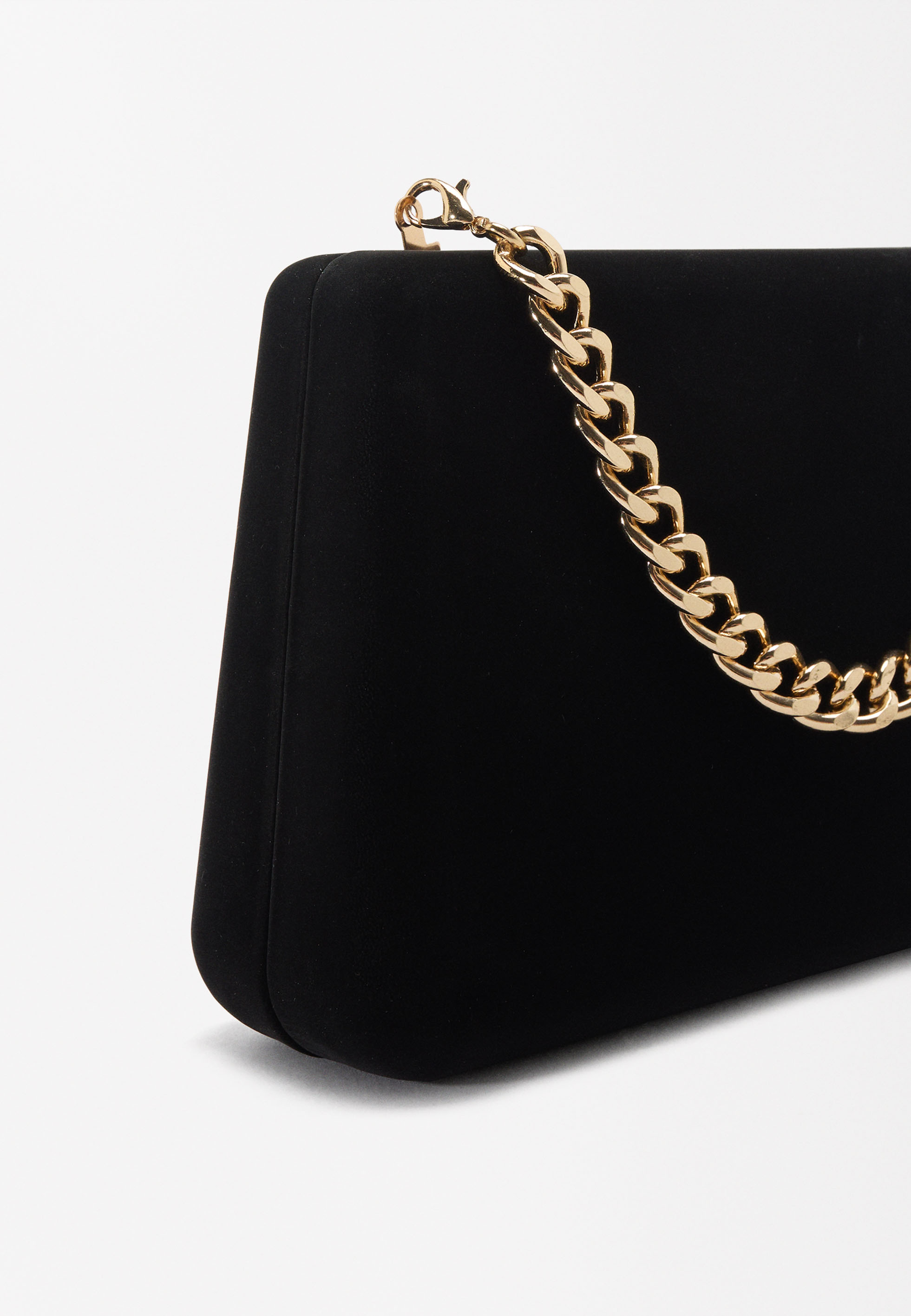 Party clutch with chain handle image number 2.0