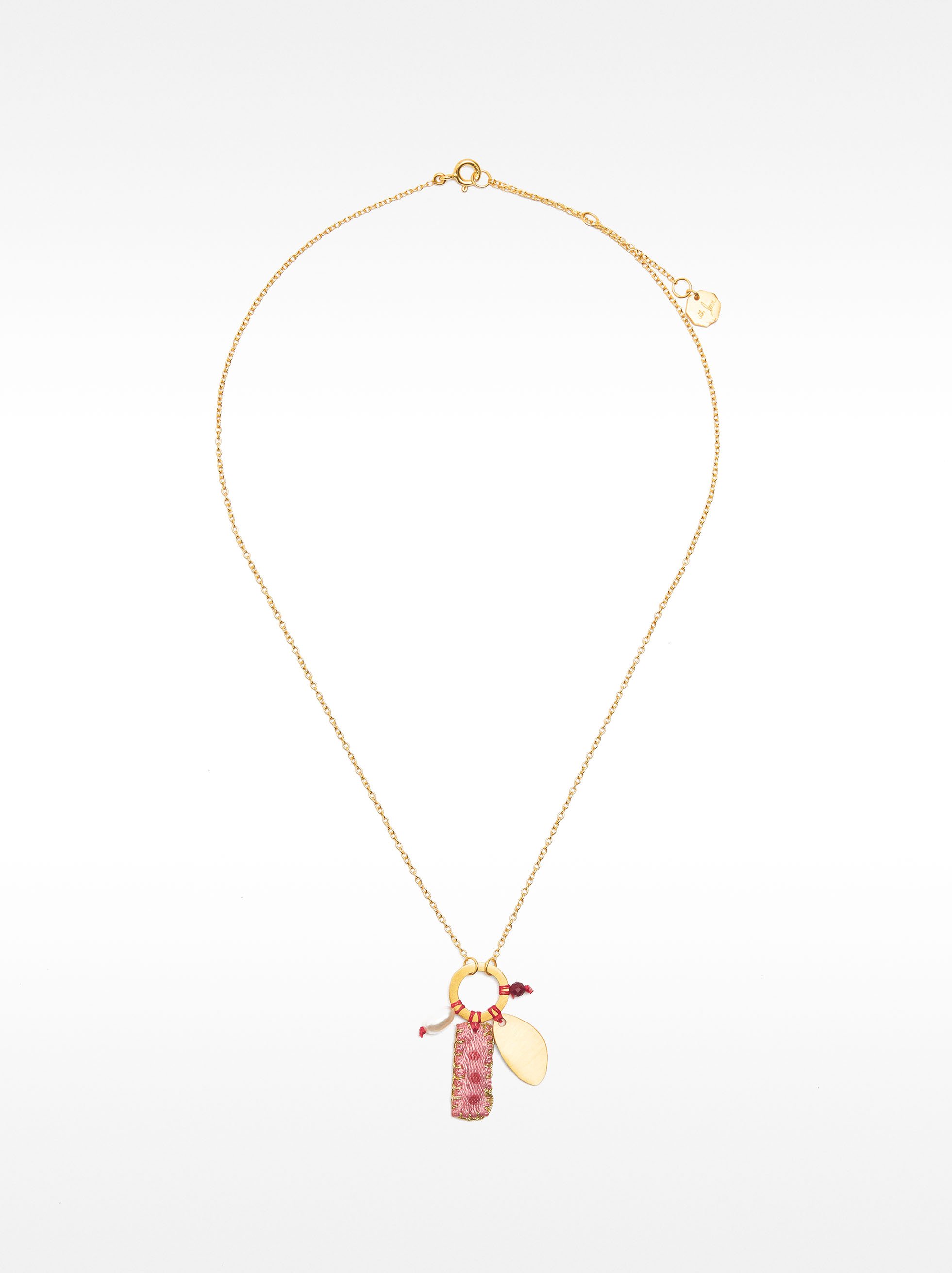 Pendant necklace with freshwater pearl - 925 sterling silver image number 1.0