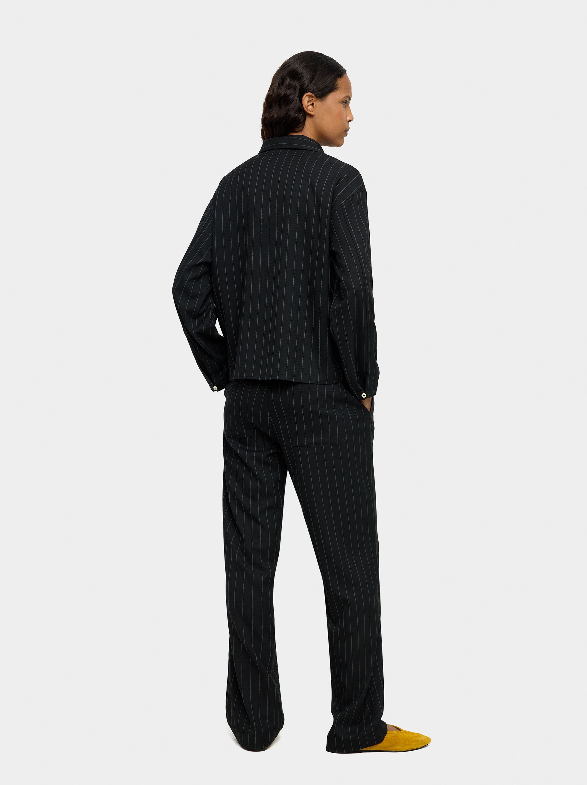 Shirt with pinstripe image number 2.0