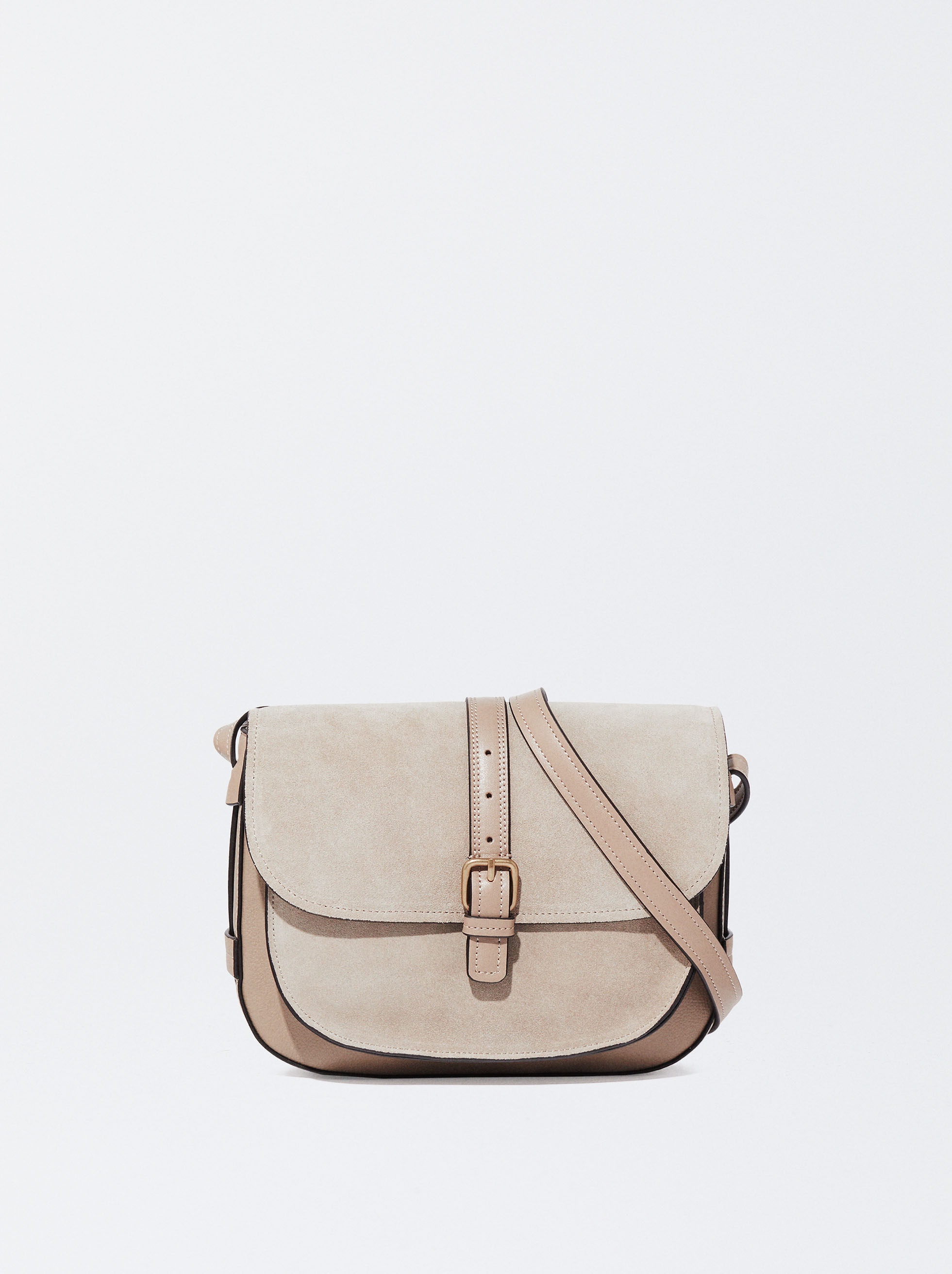 Grey suede crossbody bag online