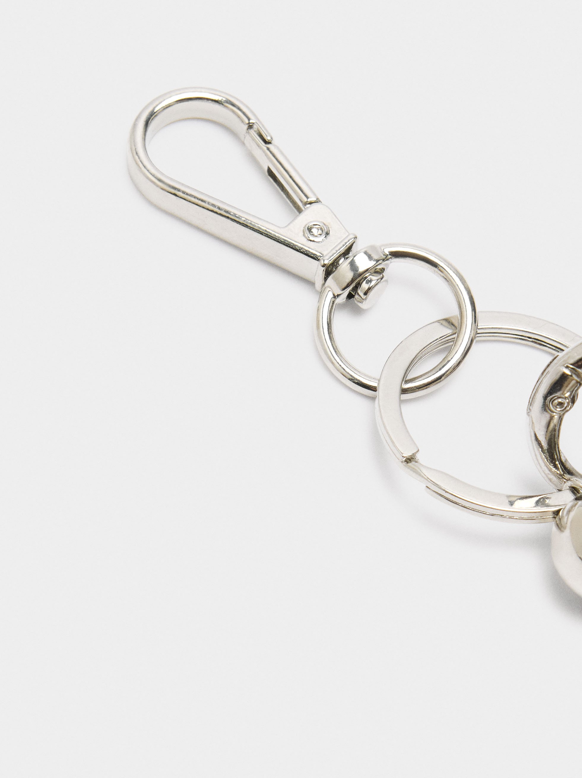 Keychain charm fur effect star image number 2.0