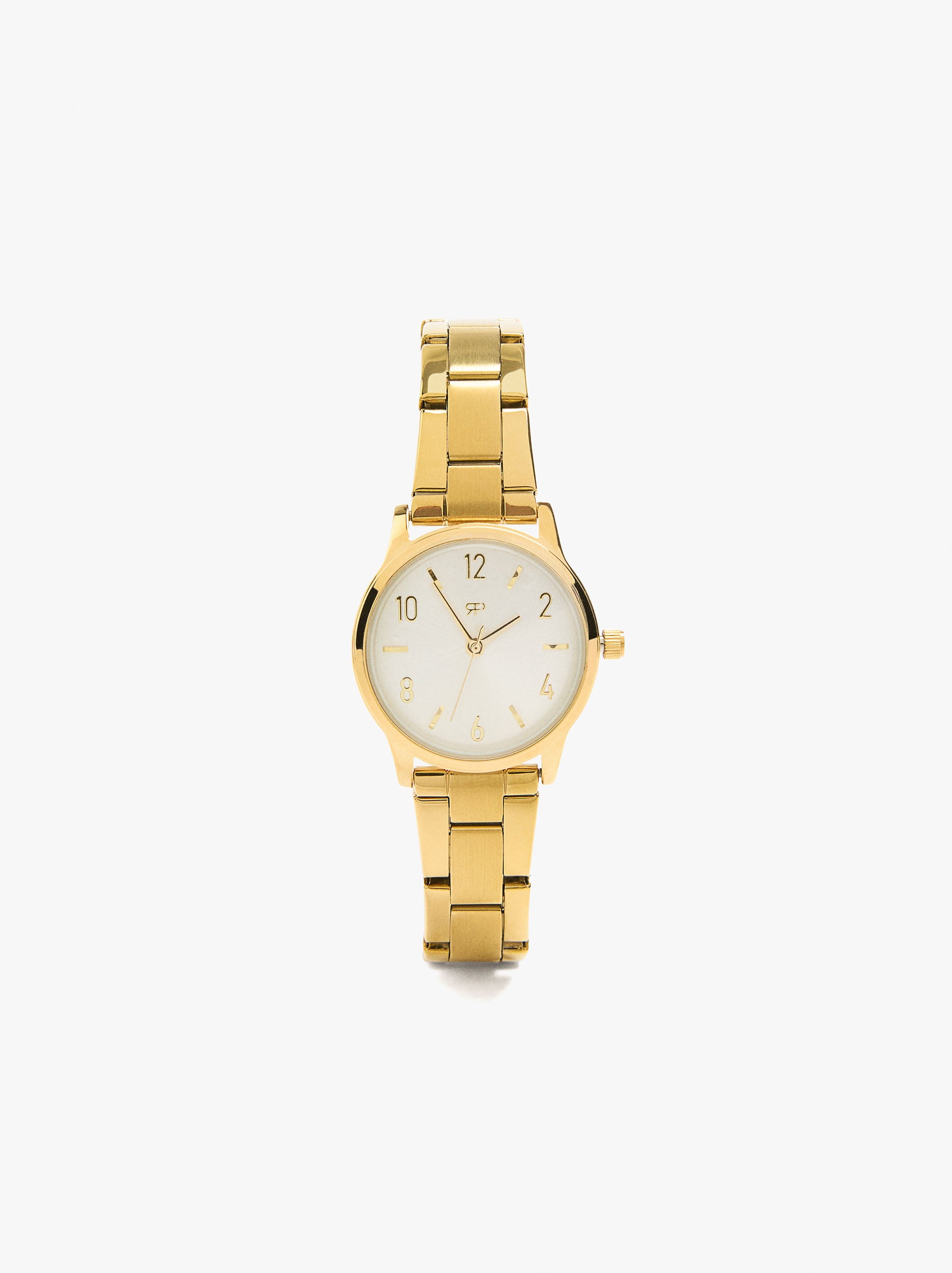 Reloj redondo con pulsera de acero inoxidable image number 0.0