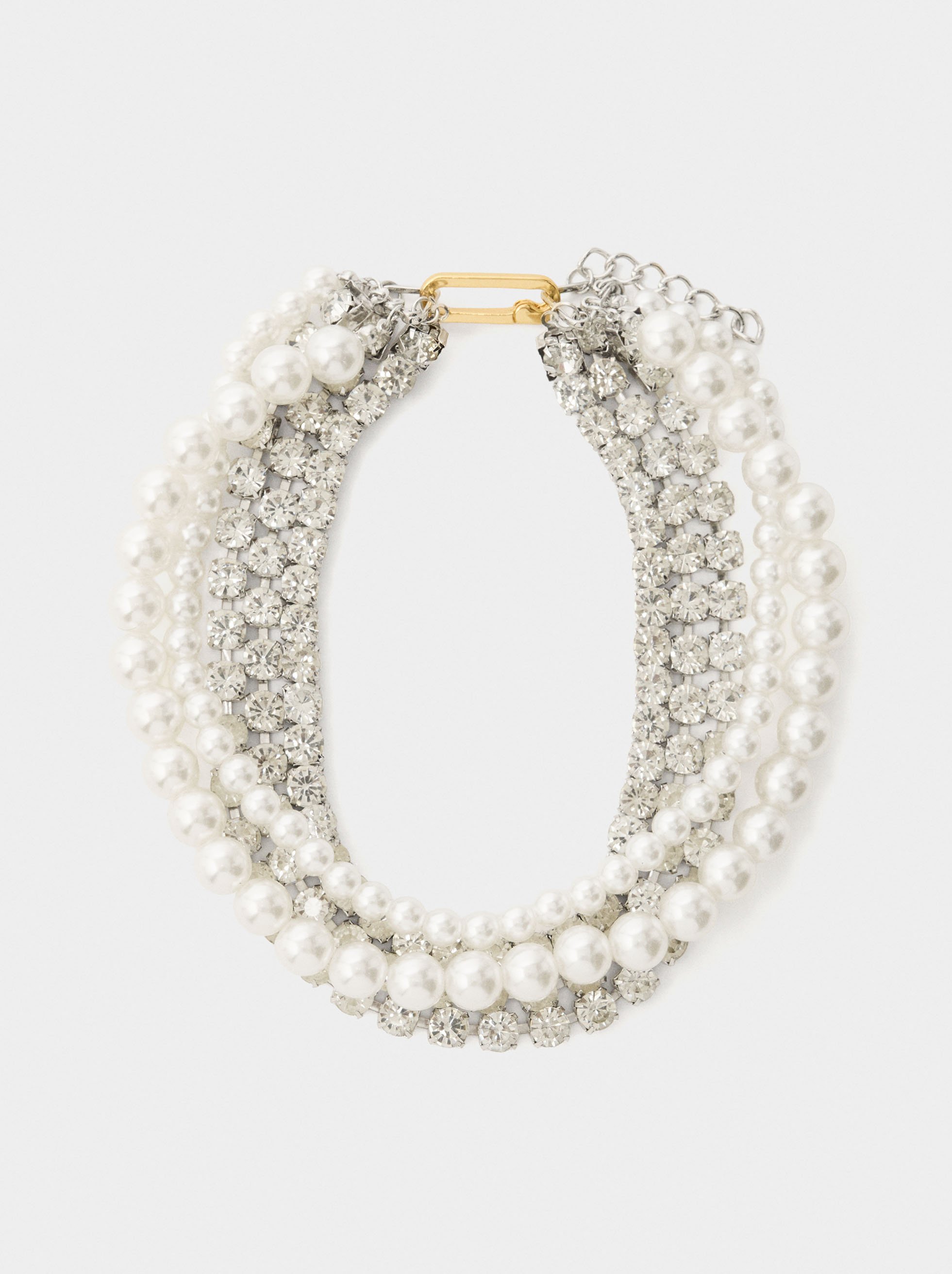 Multicolour with pearls and crystals image number 0.0