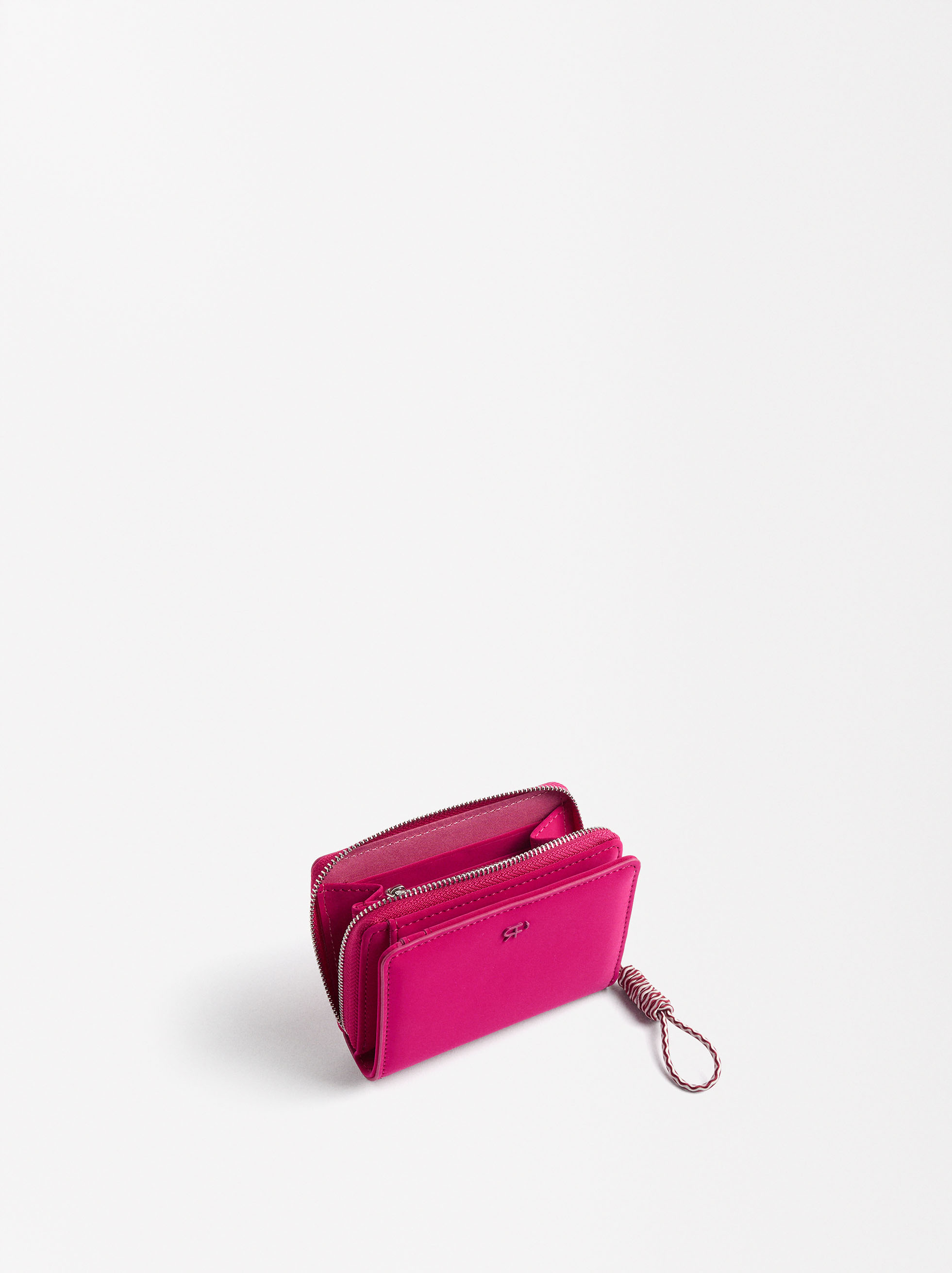 Wallet with velvety texture image number 4.0