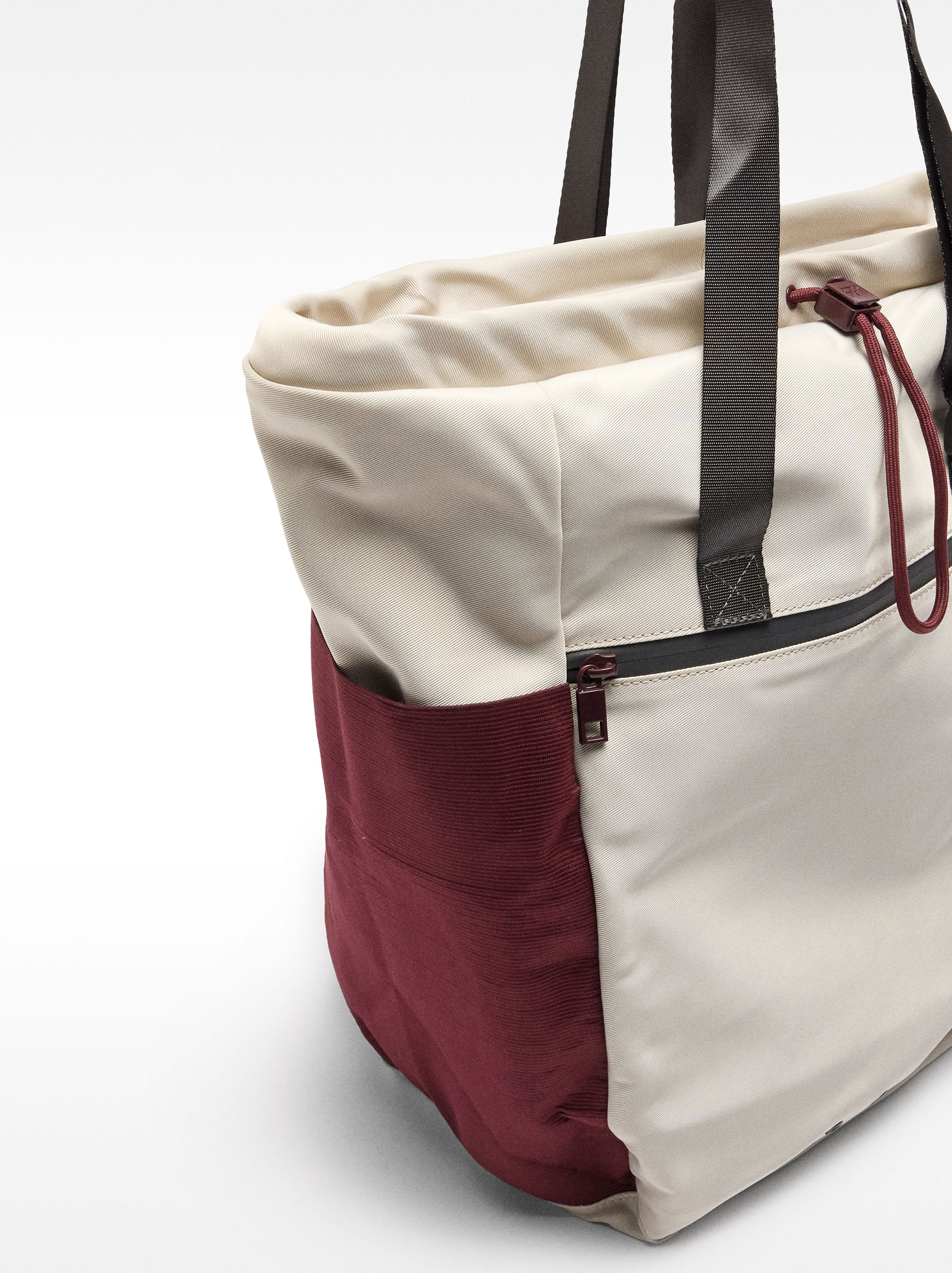 Ruched nylon backpack image number 1.0