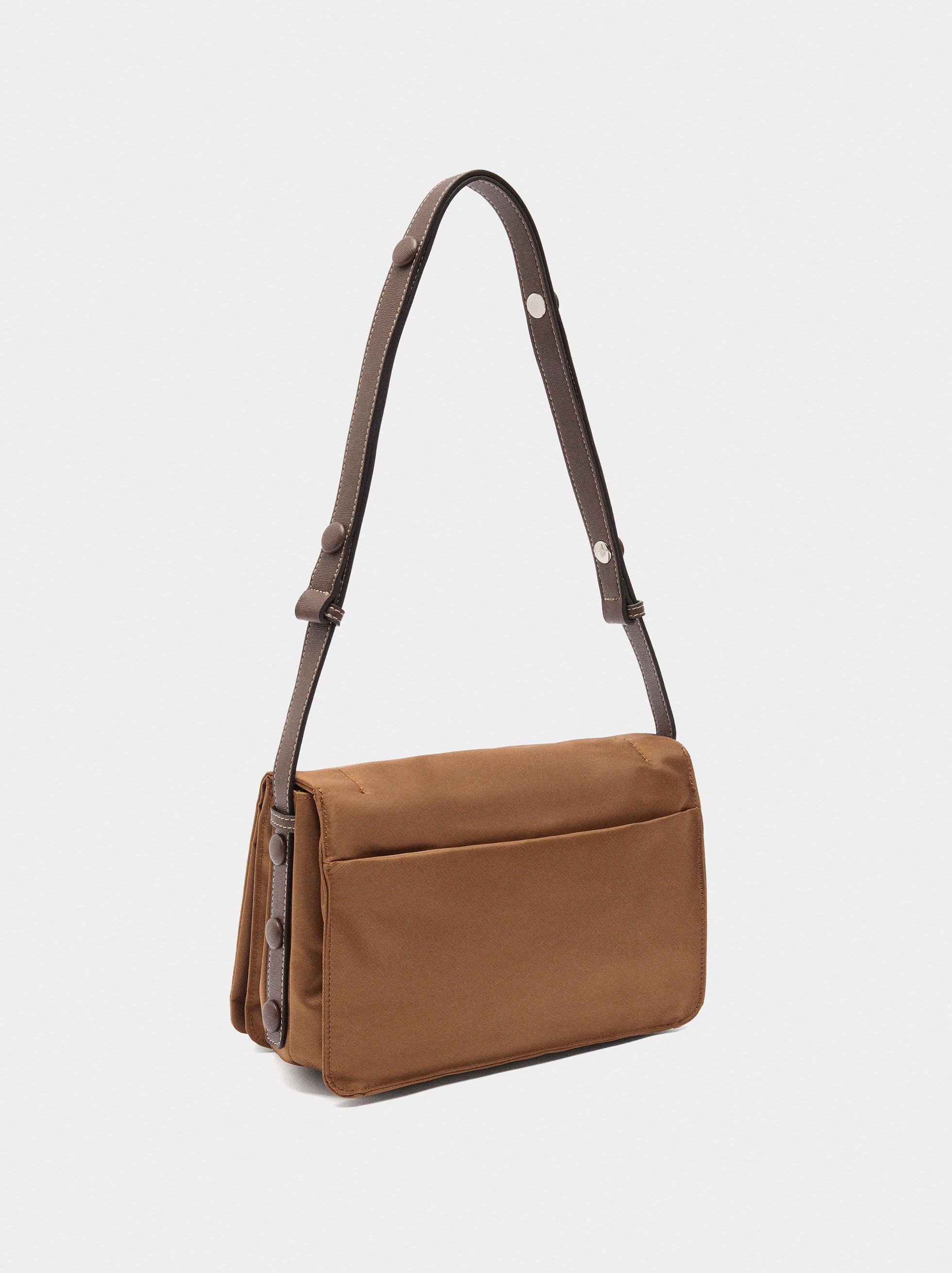 Bolso bandolera de nylon S image number 2.0
