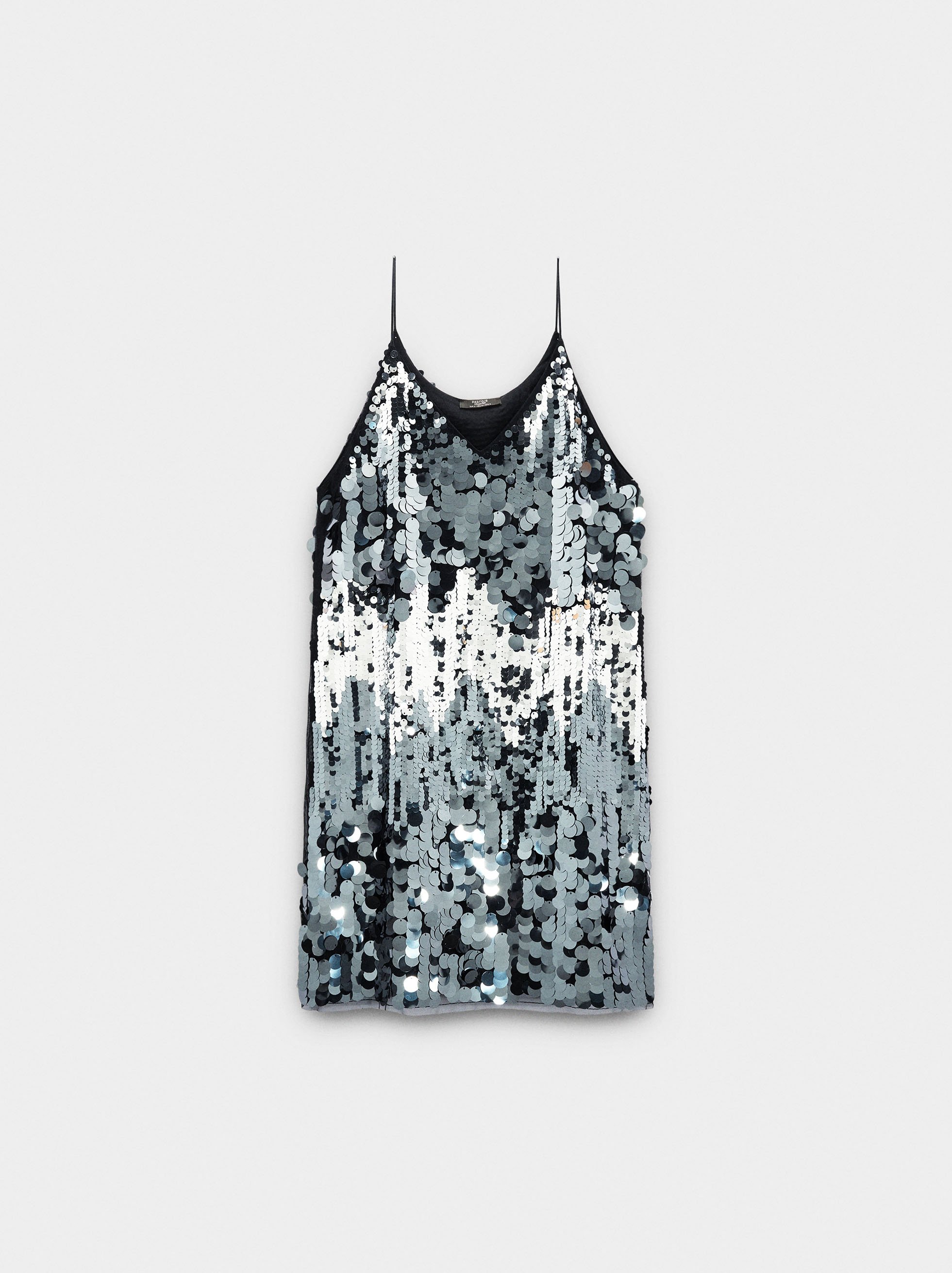 Short sequin dress image number 4.0