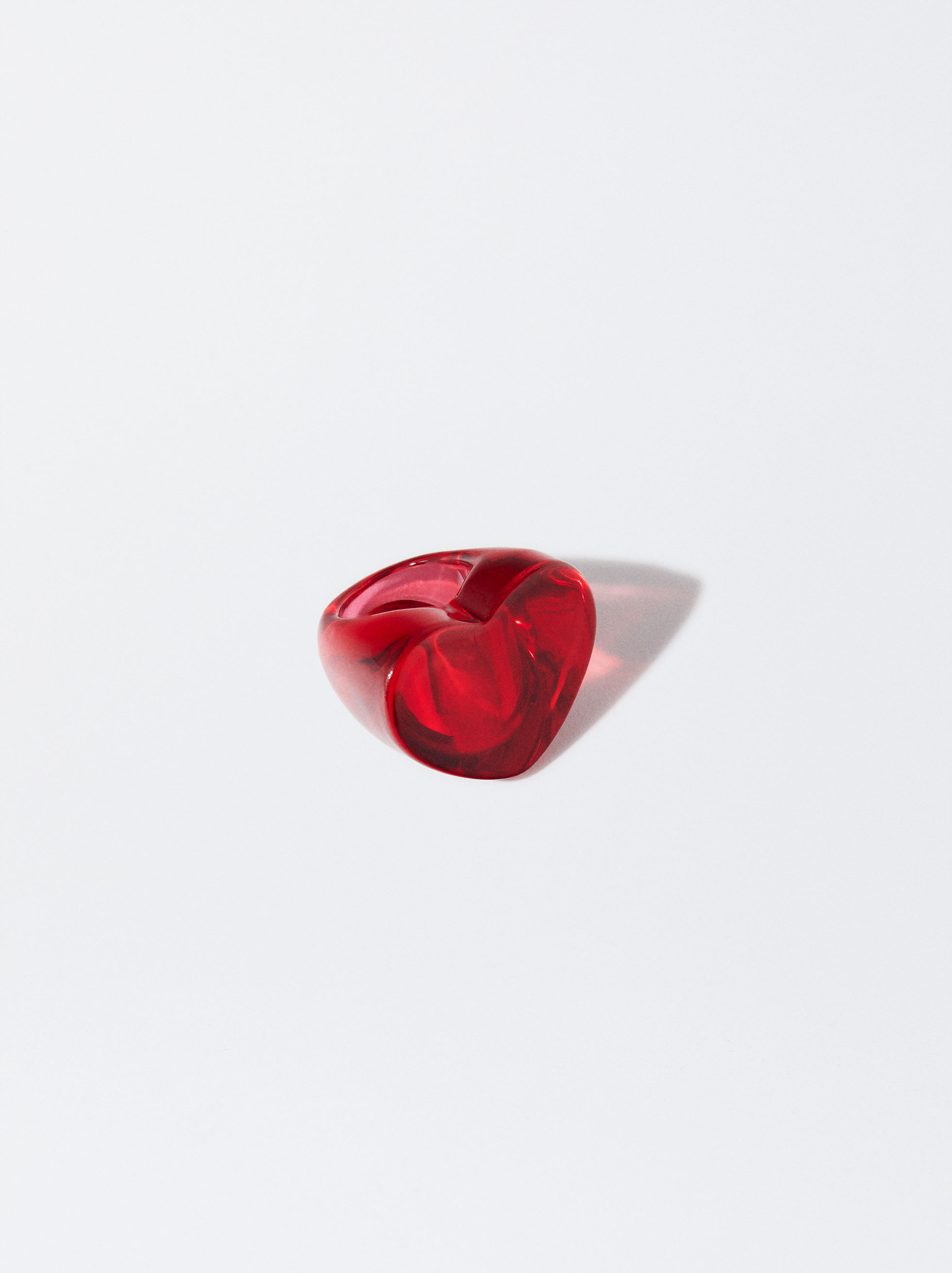 Online Exclusive - Heart Ring In Resin image number 2.0