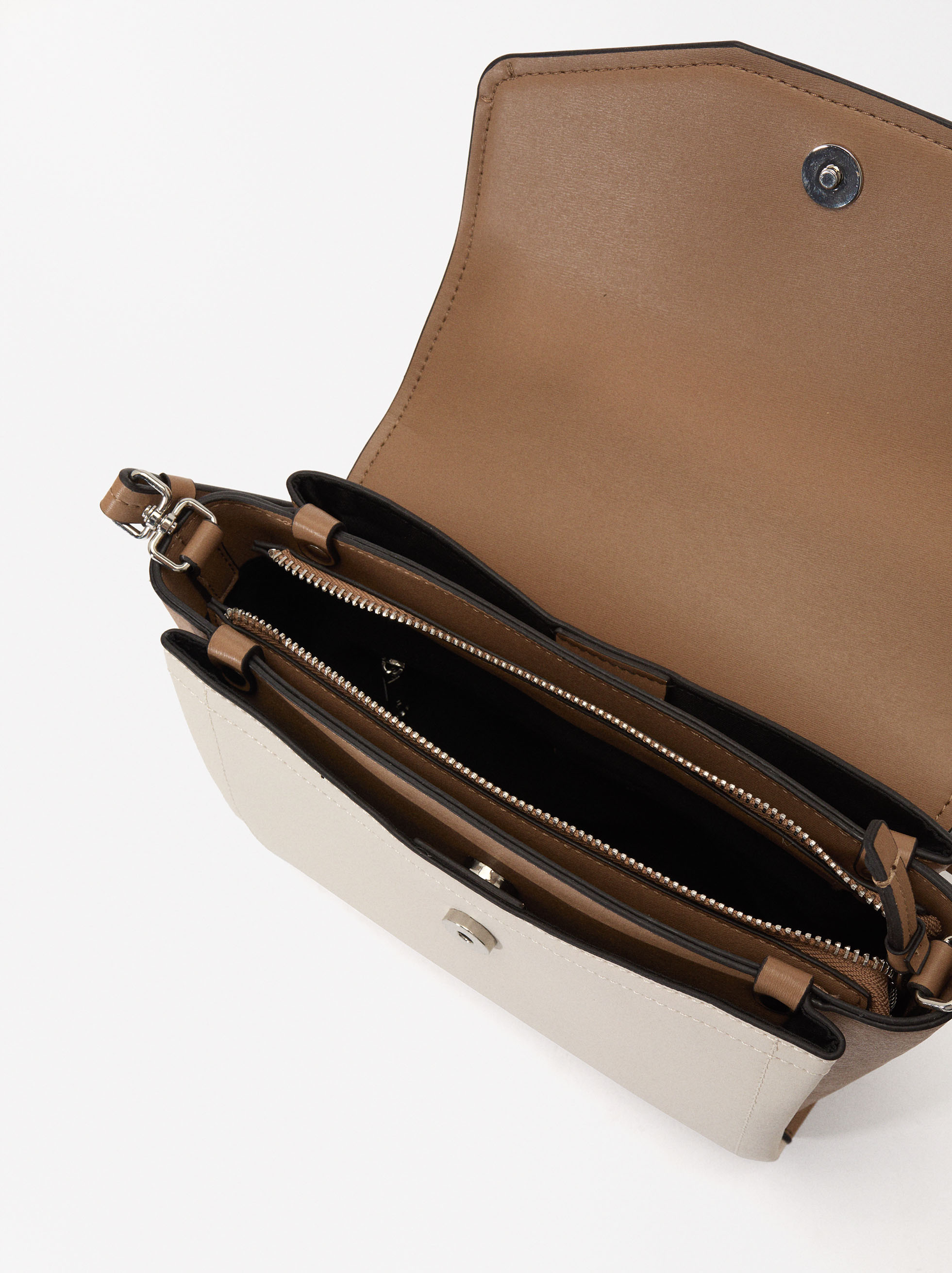 Crossbag with flap closure image number 3.0