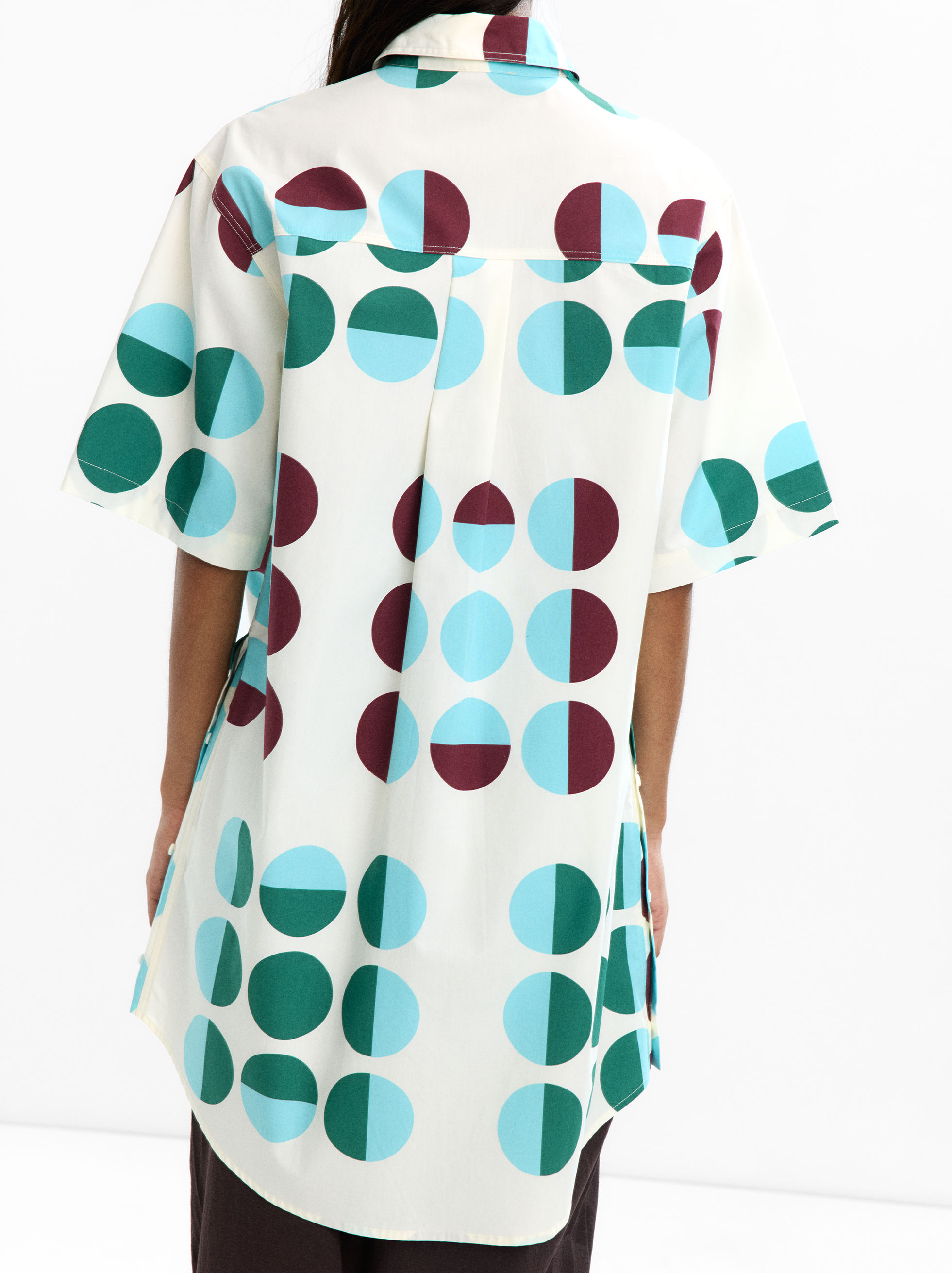 Robe chemise imprimée 100 % coton image number 5.0