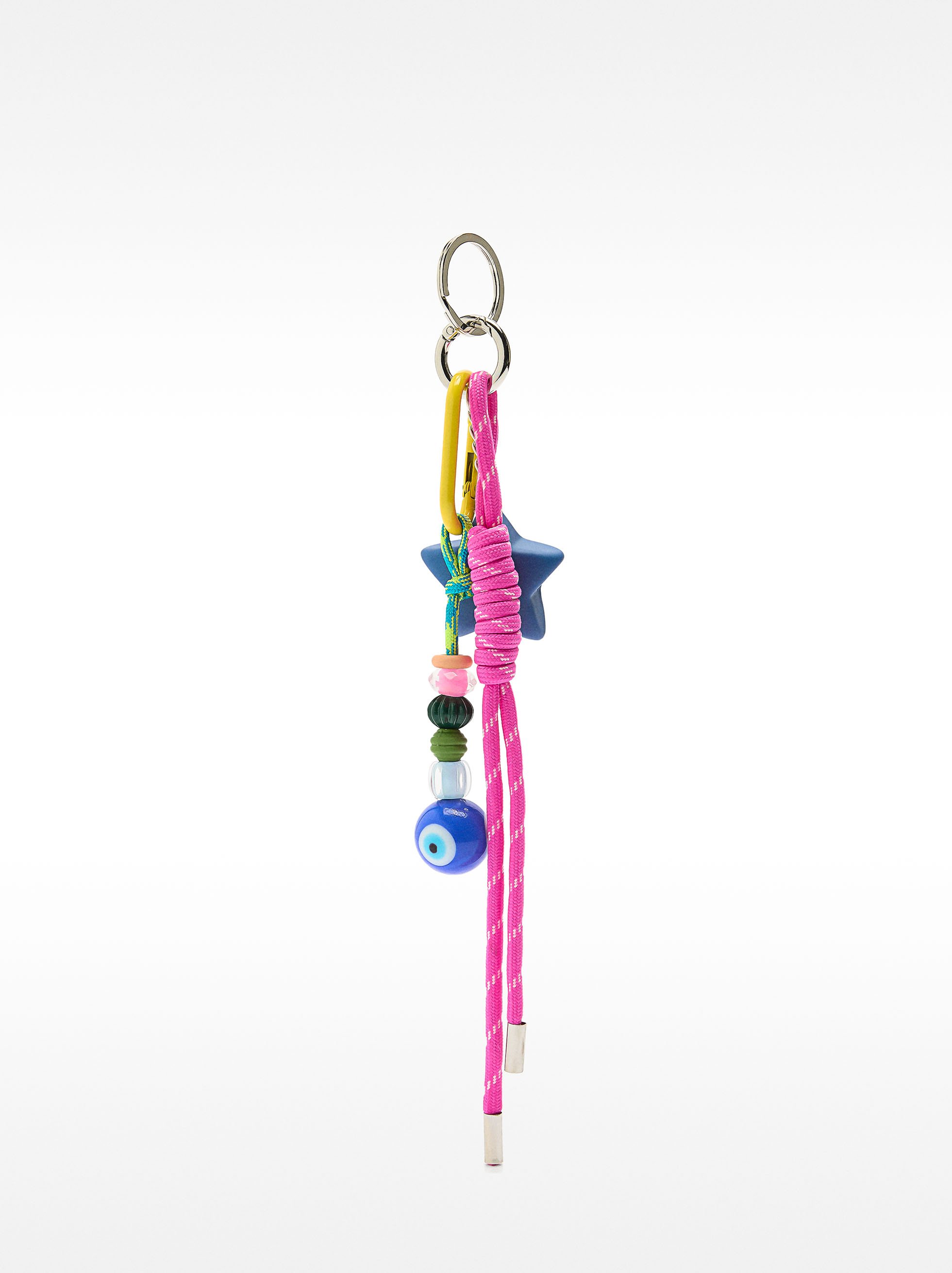 Porte-clés charm avec étoile et œil image number 0.0