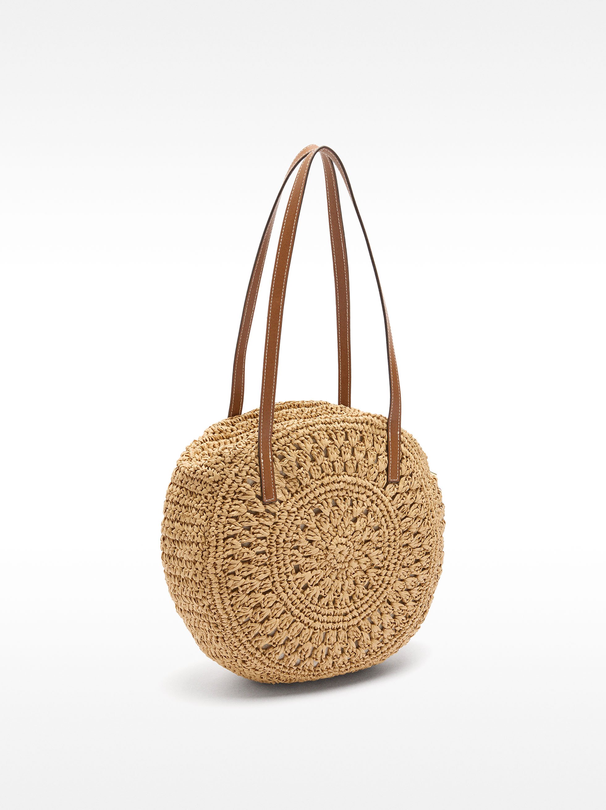 Straw-effect shopper bag image number 4.0
