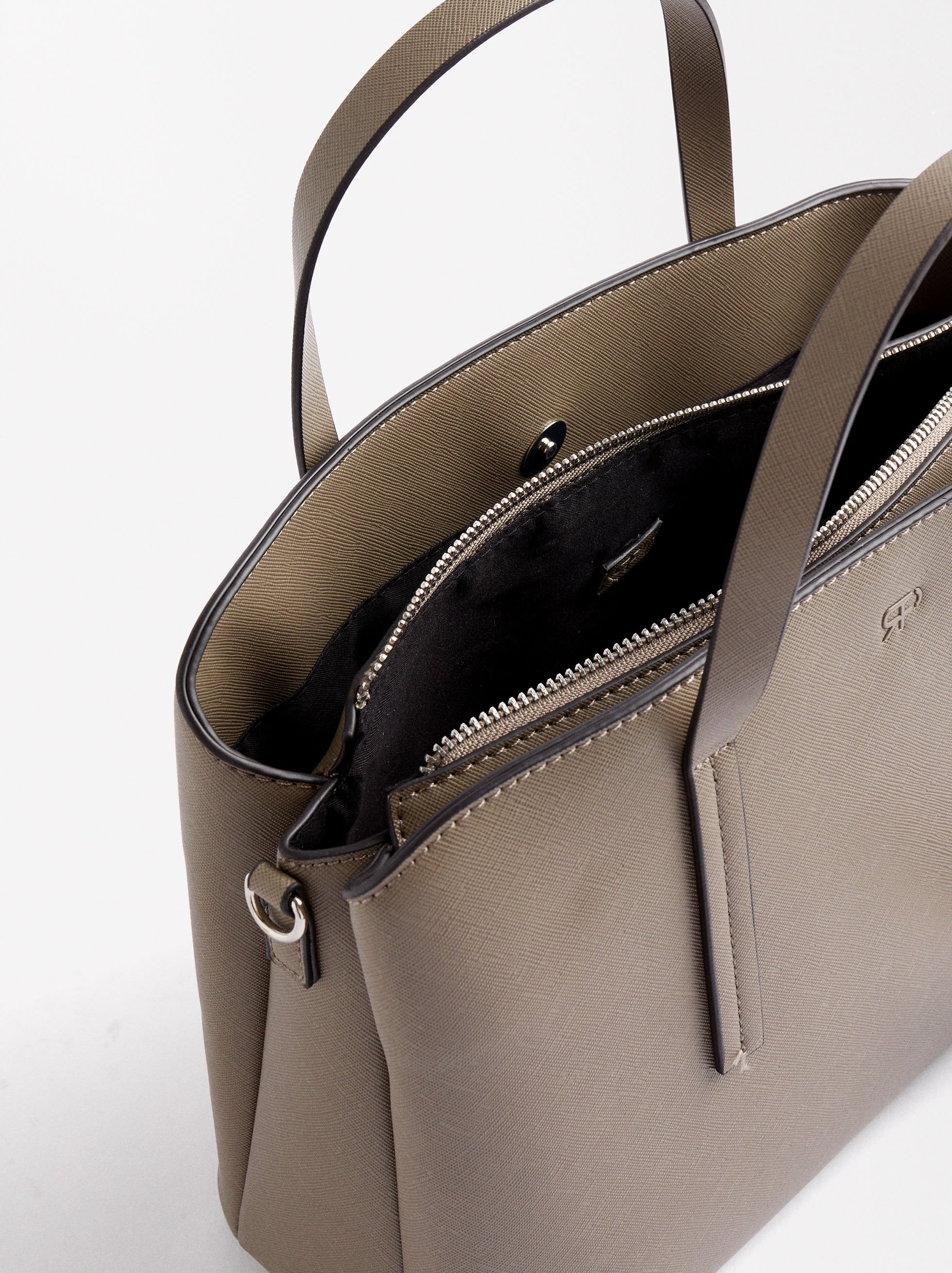 Tote bag with texture M image number 3.0