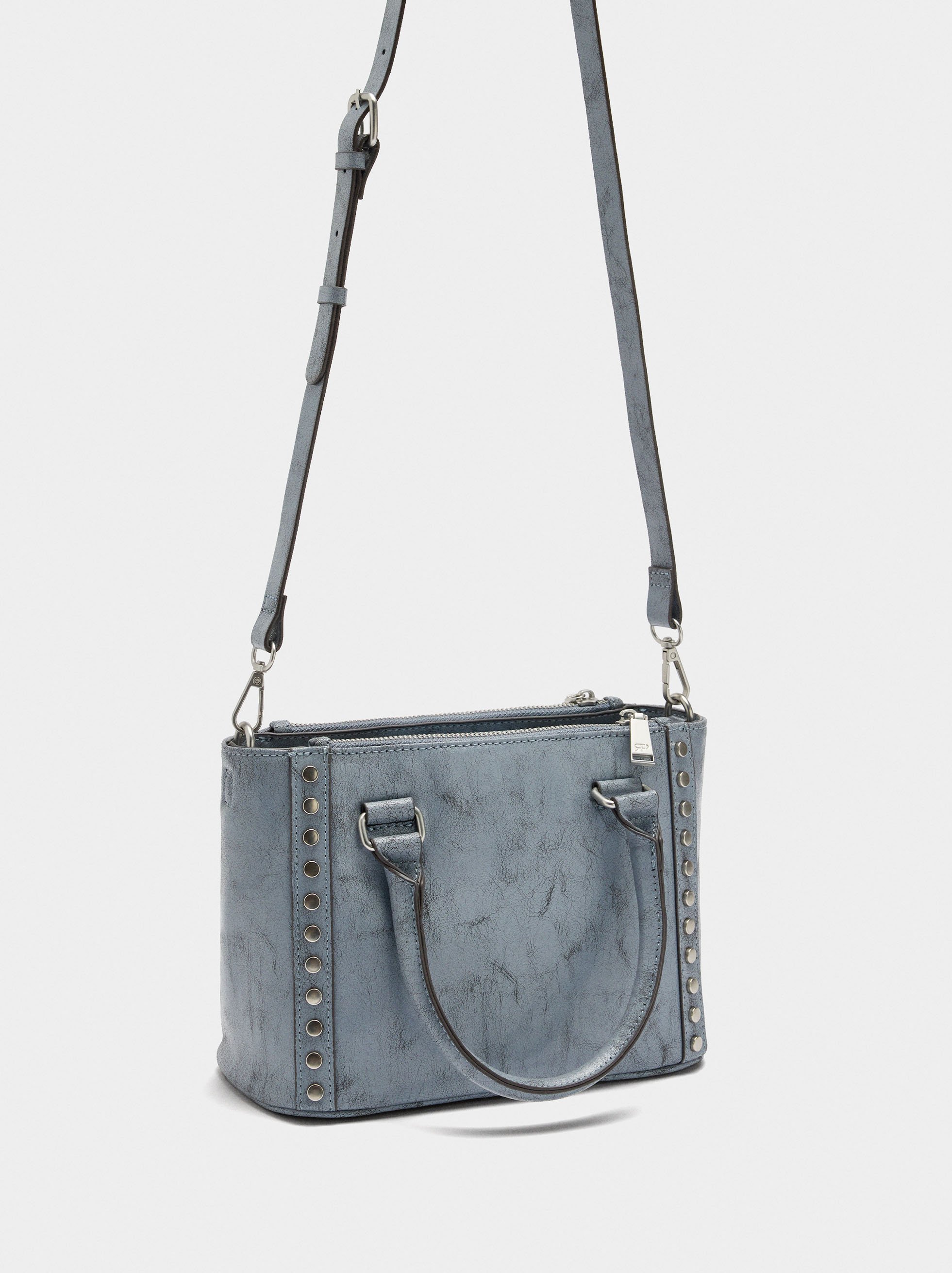 Tote bag with studs image number 2.0