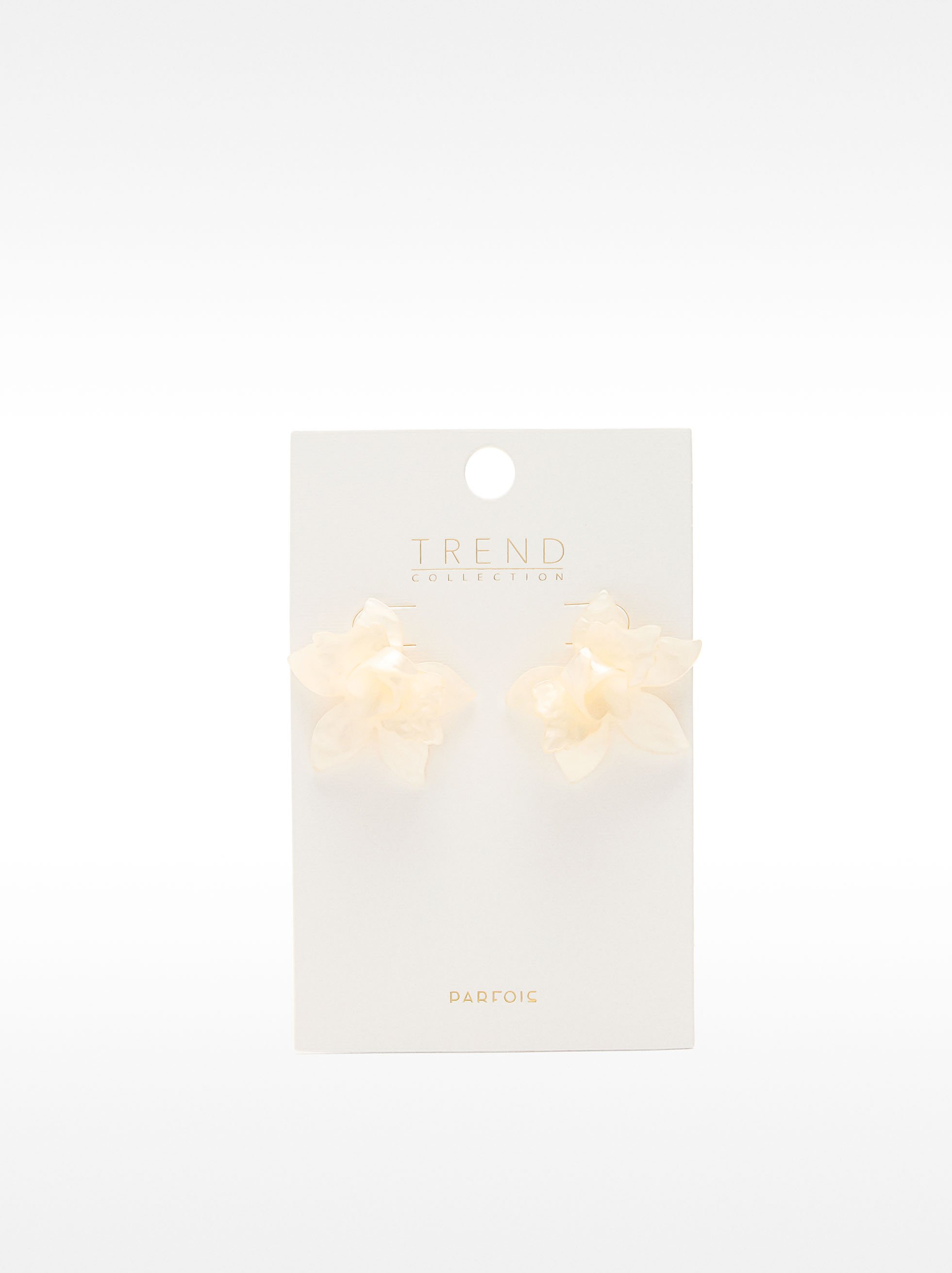 Boucles d'oreilles maxi fleurs image number 3.0