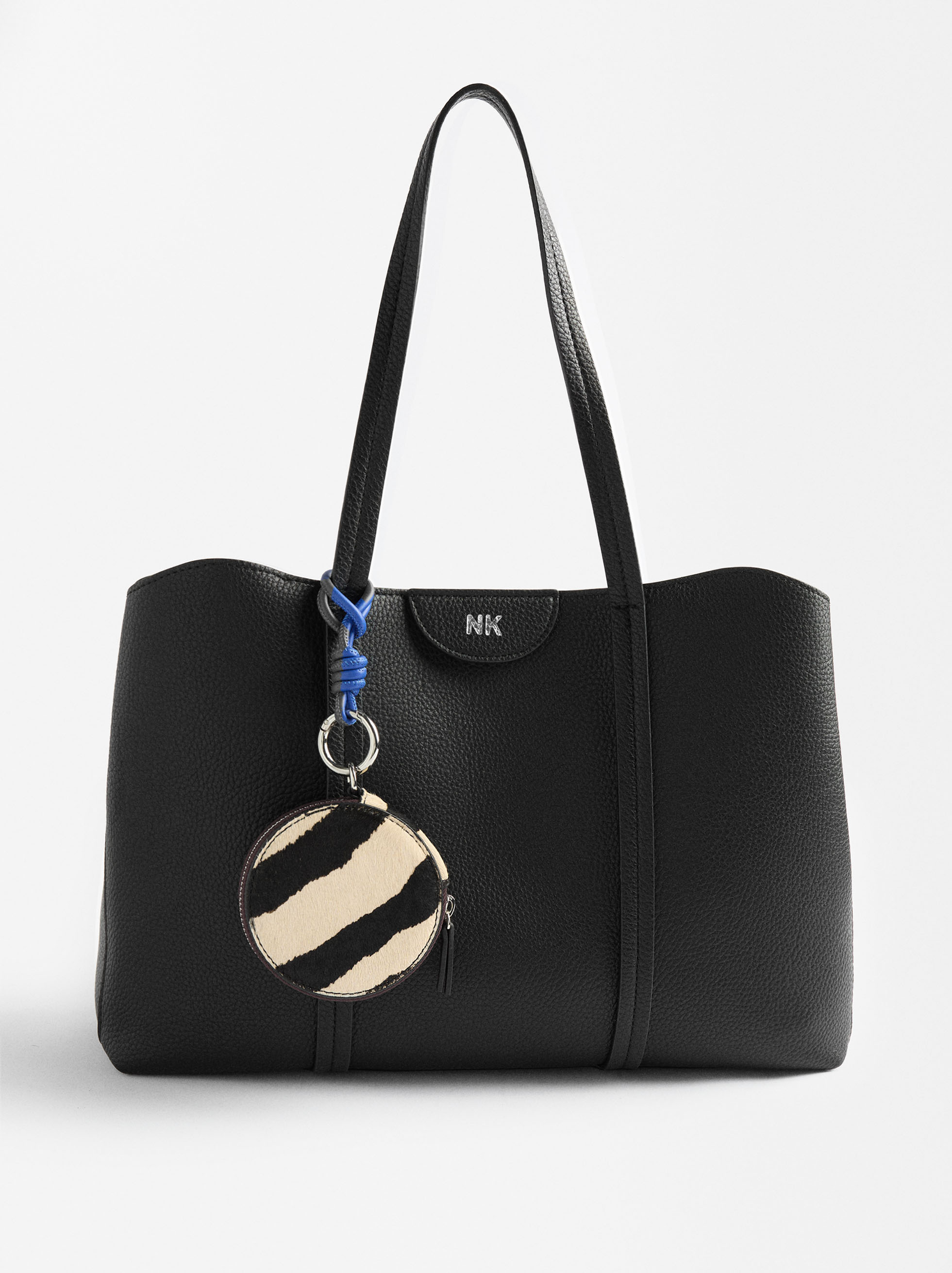 Sac Pour Ordinateur Portable Avec Pendentif En Cuir Noir Parfois
