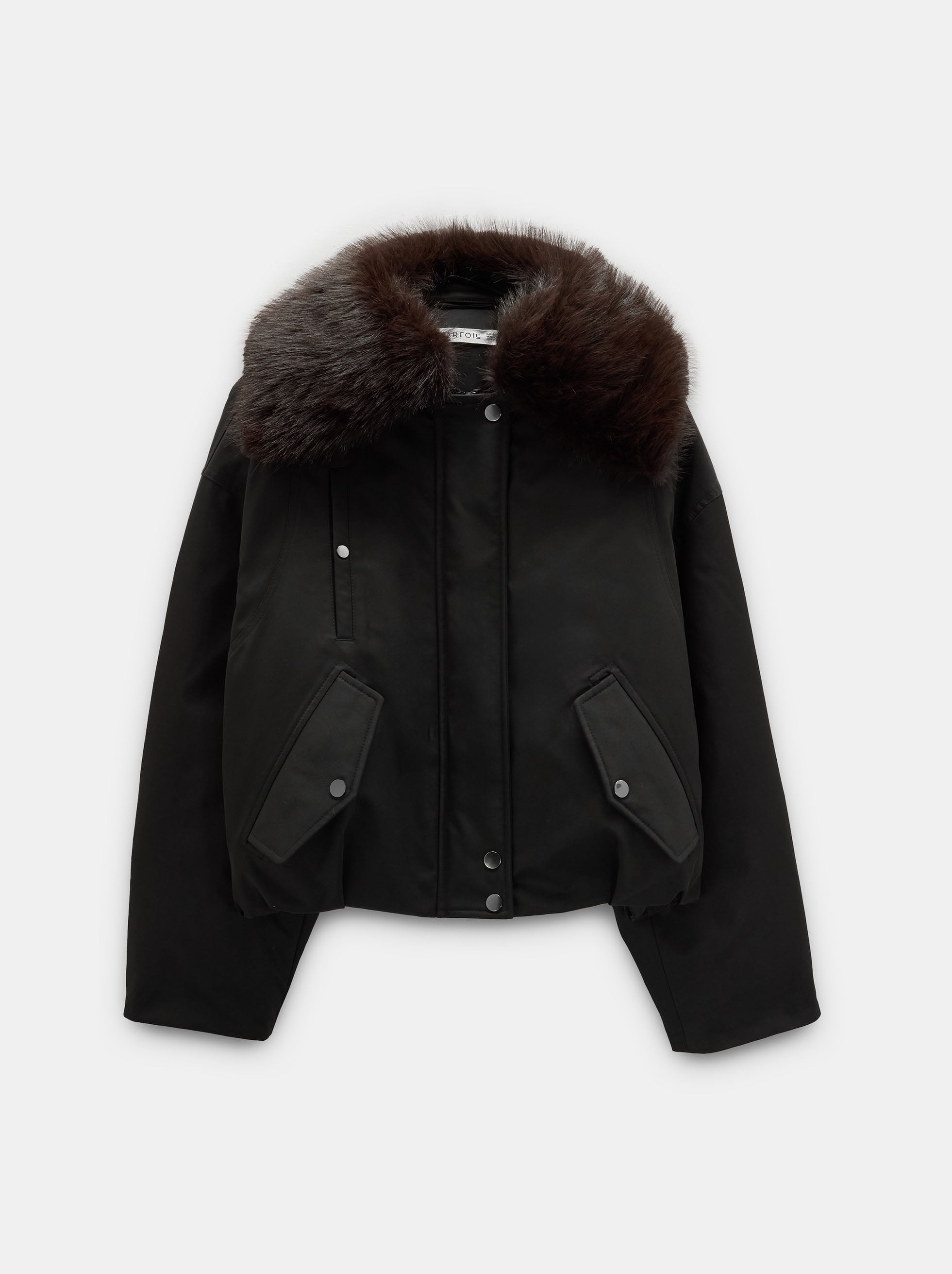 Short jacket with stand-up collar image number 6.0