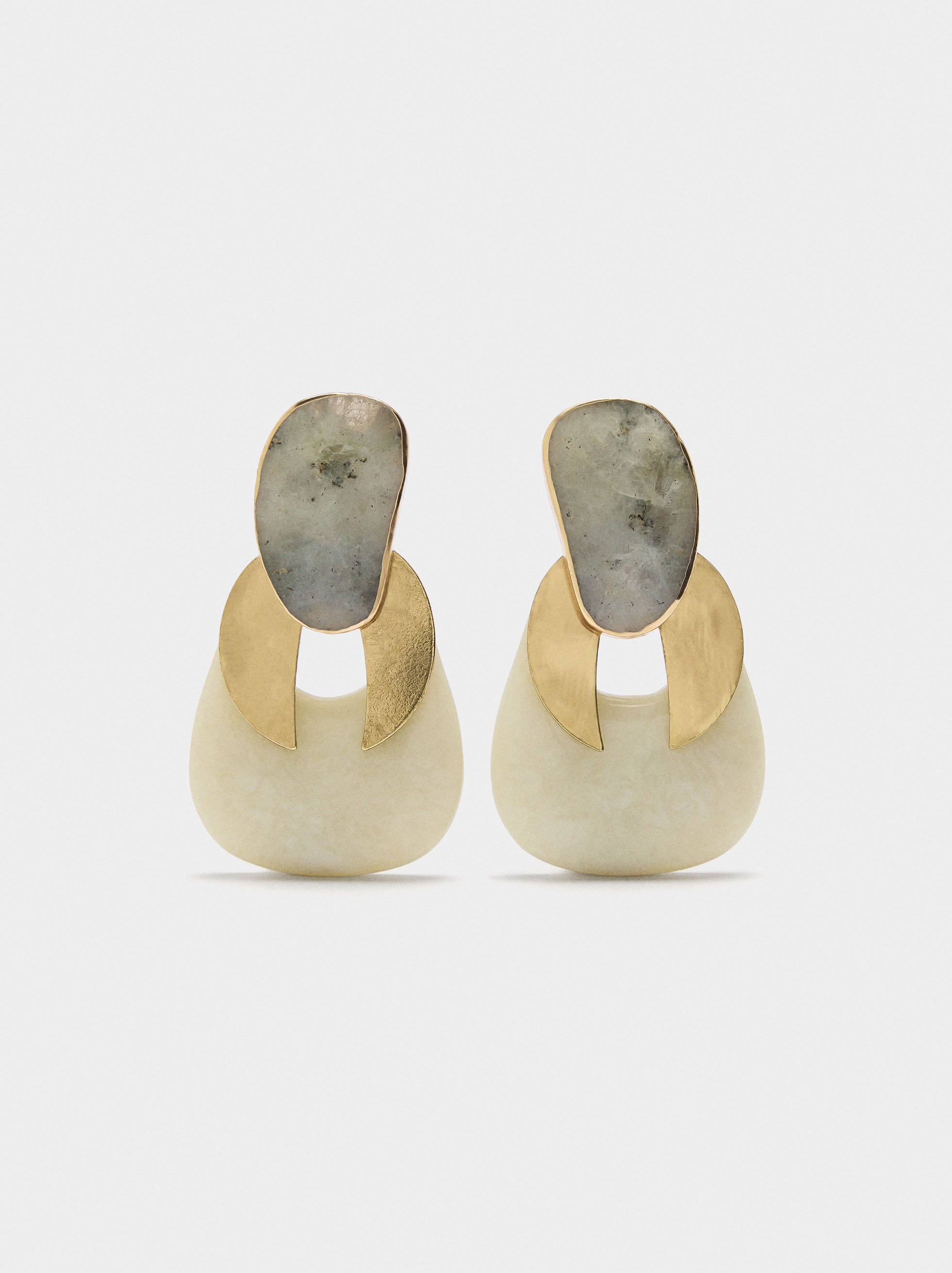 Maxi earrings with stones image number 0.0