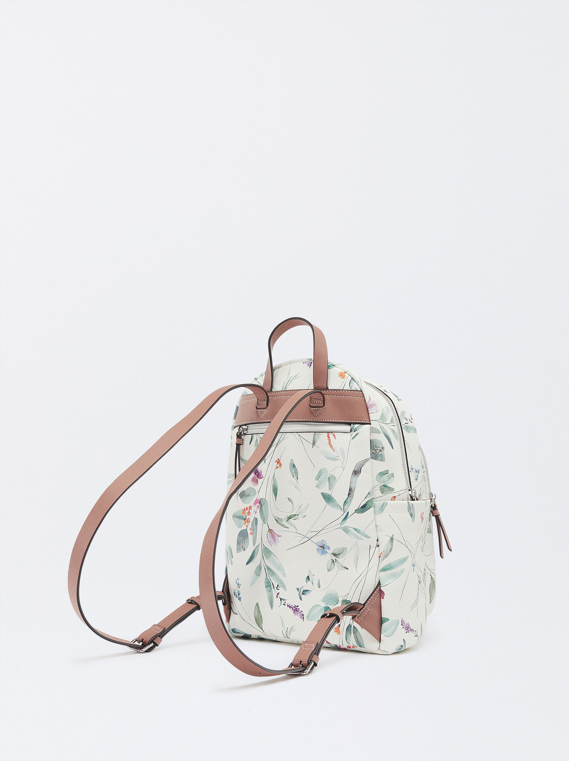 Rucksack Mit Blumenprint image number 2.0