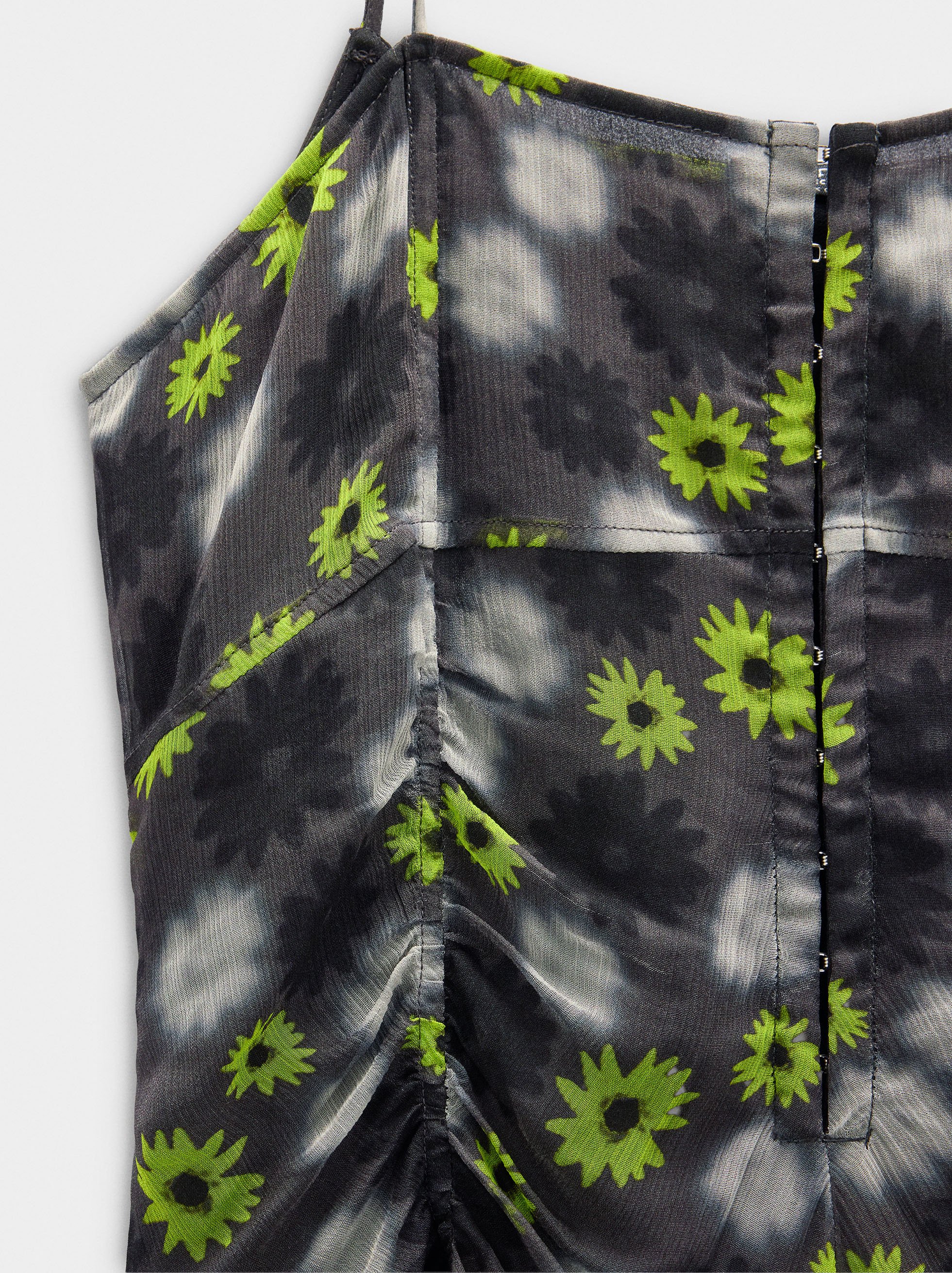 Langes, floral bedrucktes Kleid image number 6.0