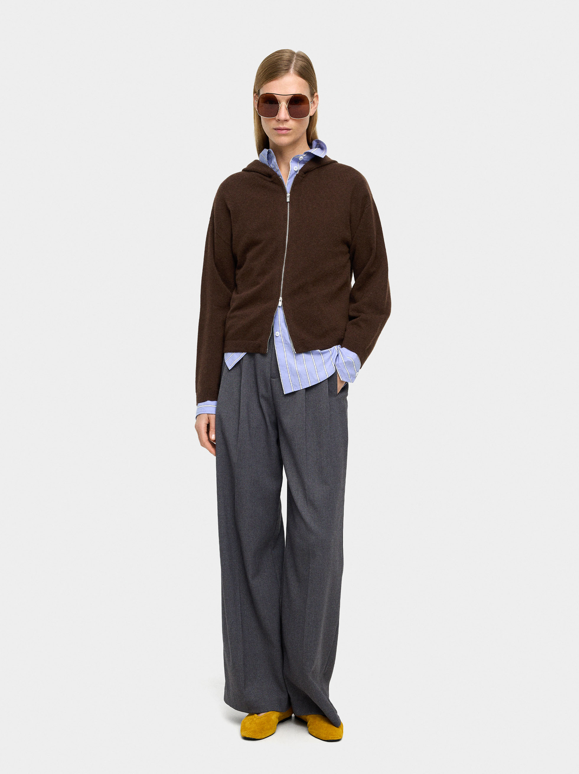 Cardigan with 100% cashmere image number 0.0