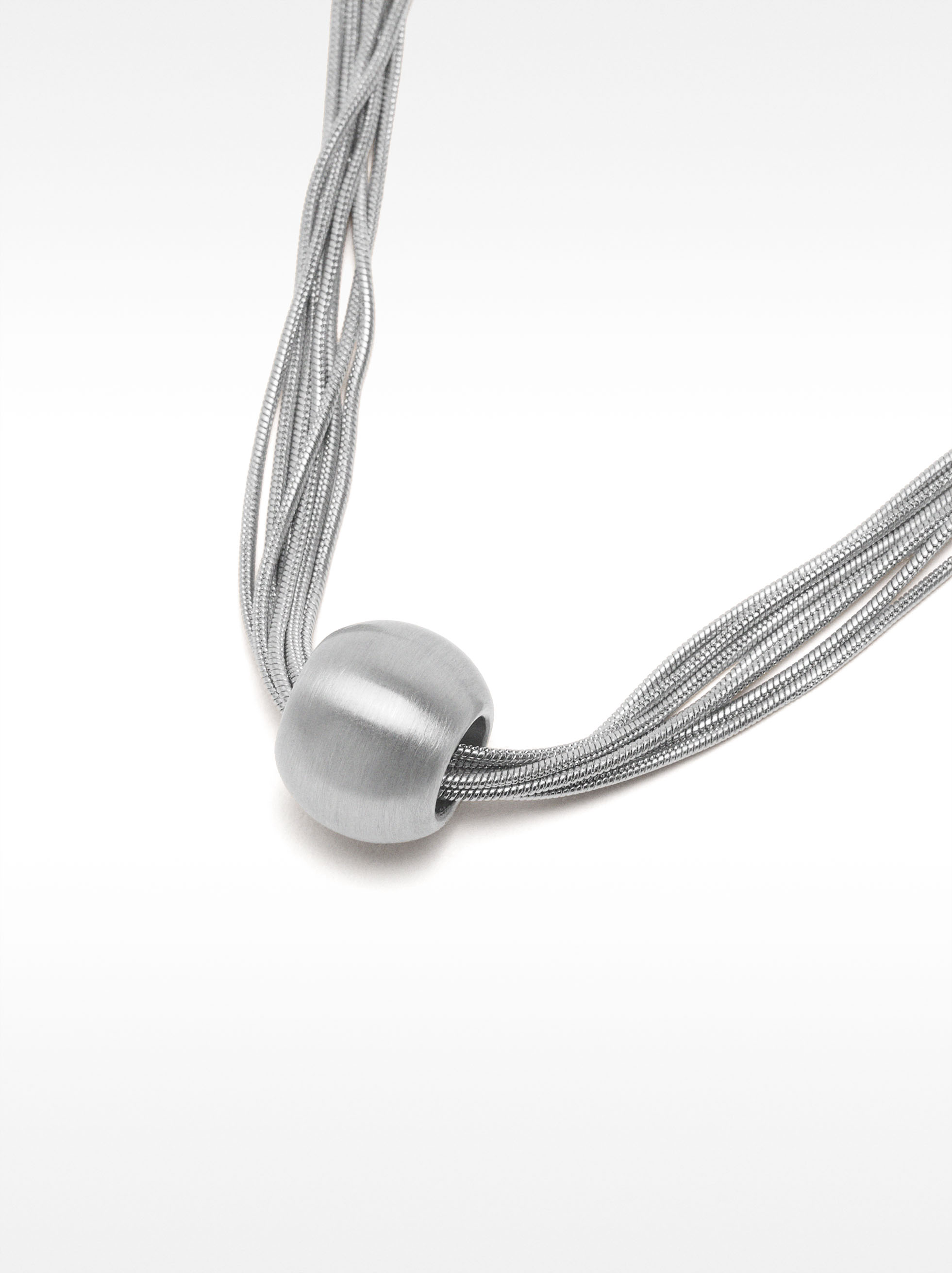 Collana corta argentata image number 1.0