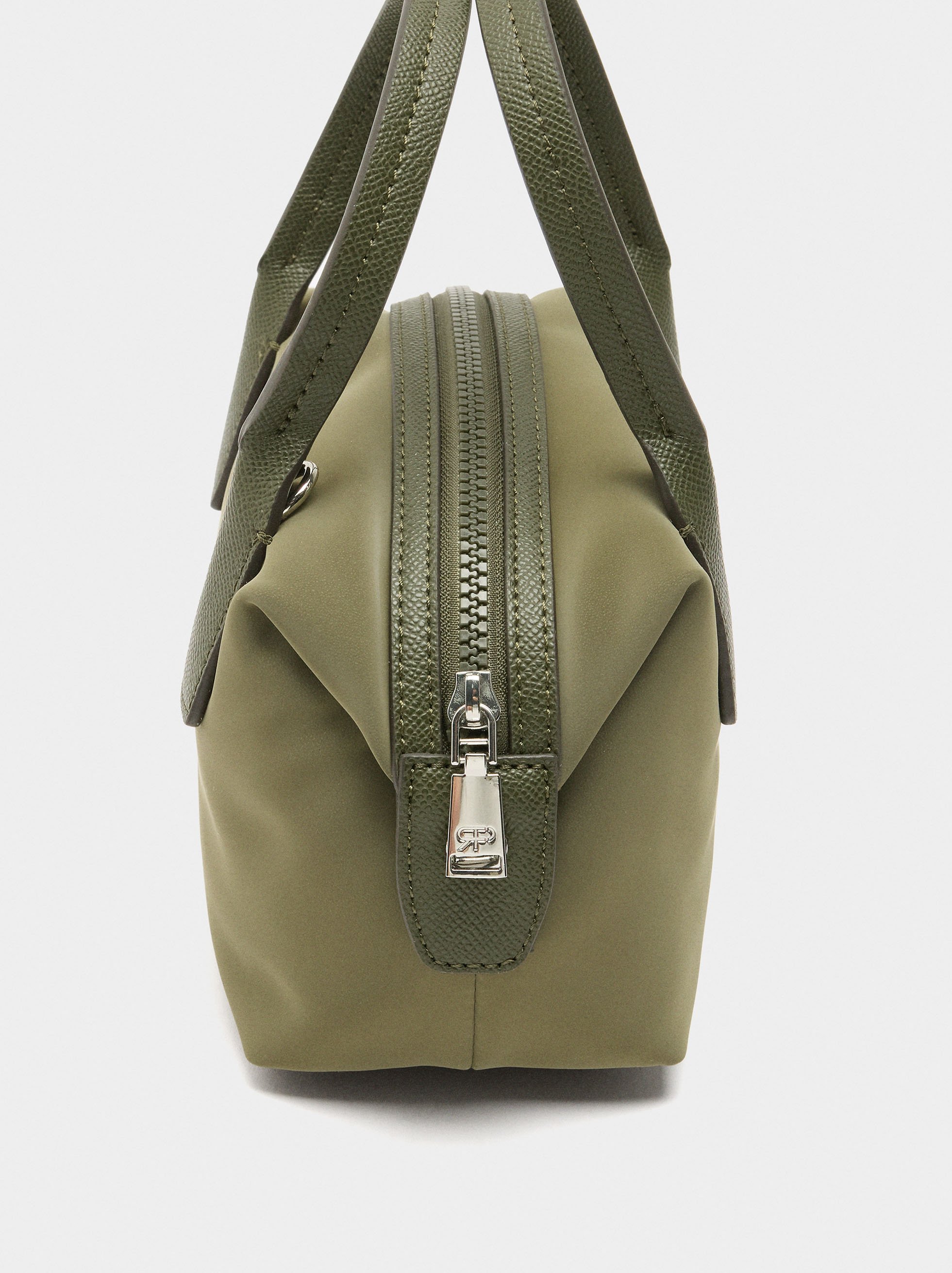 Bolso de mano de textura suave image number 5.0