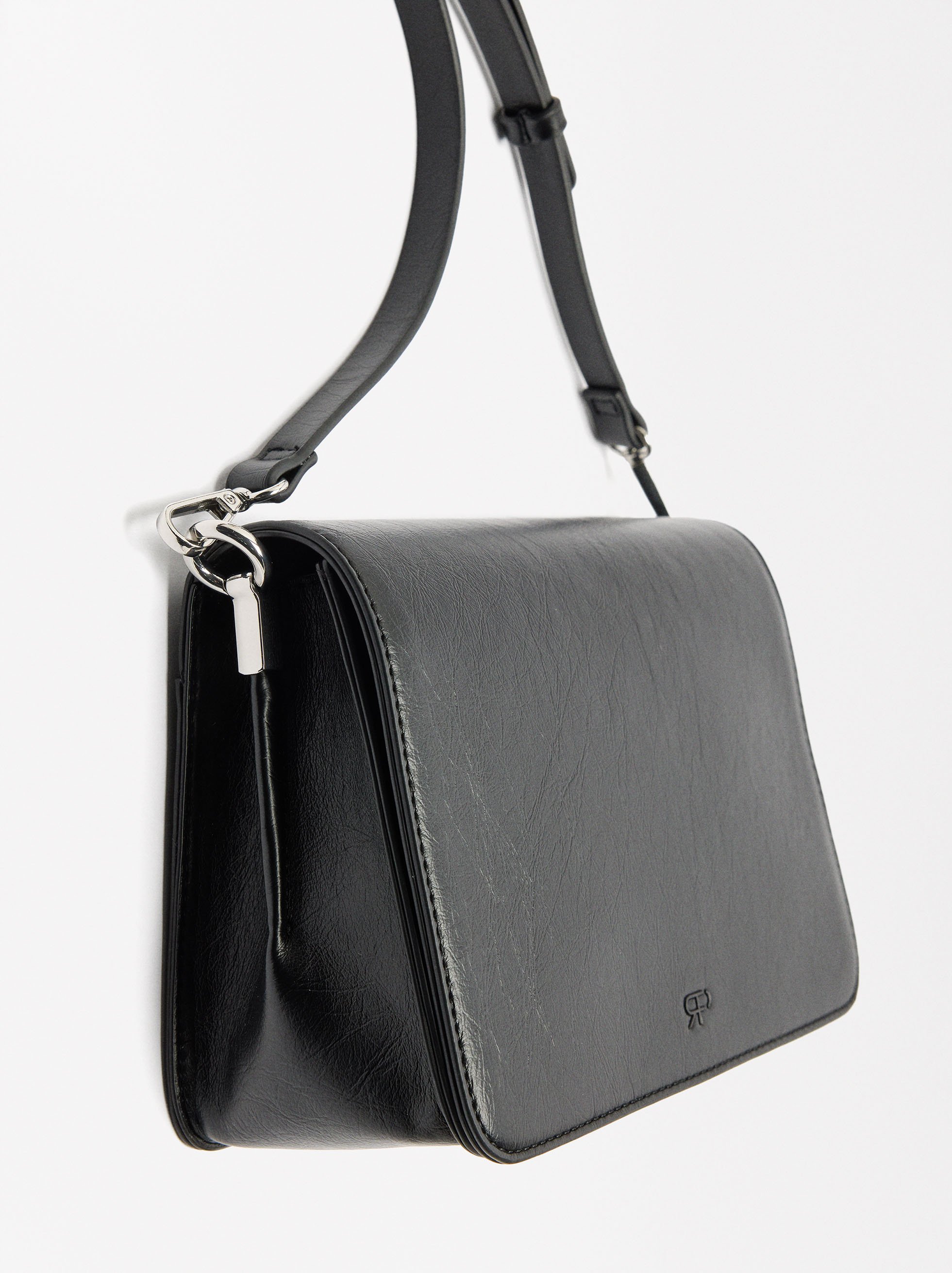 Shoulder bag with flap closure image number 2.0