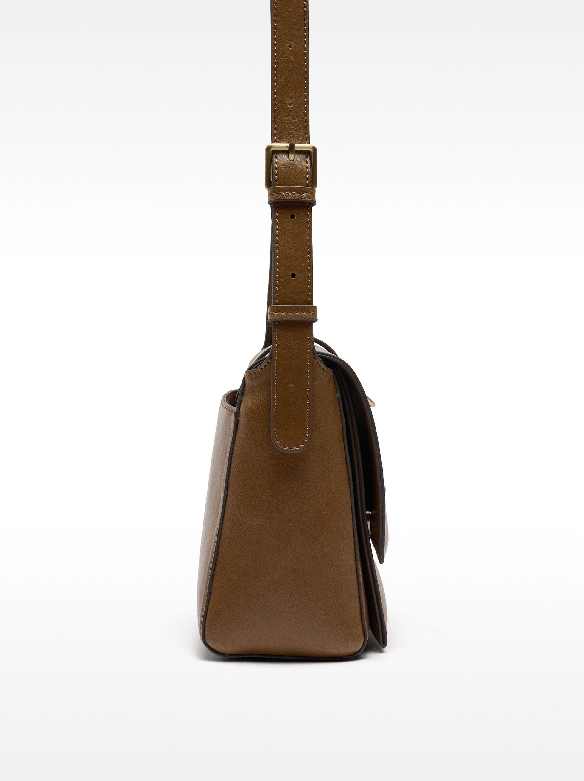 Crossbody bag with magnetic flap image number 1.0