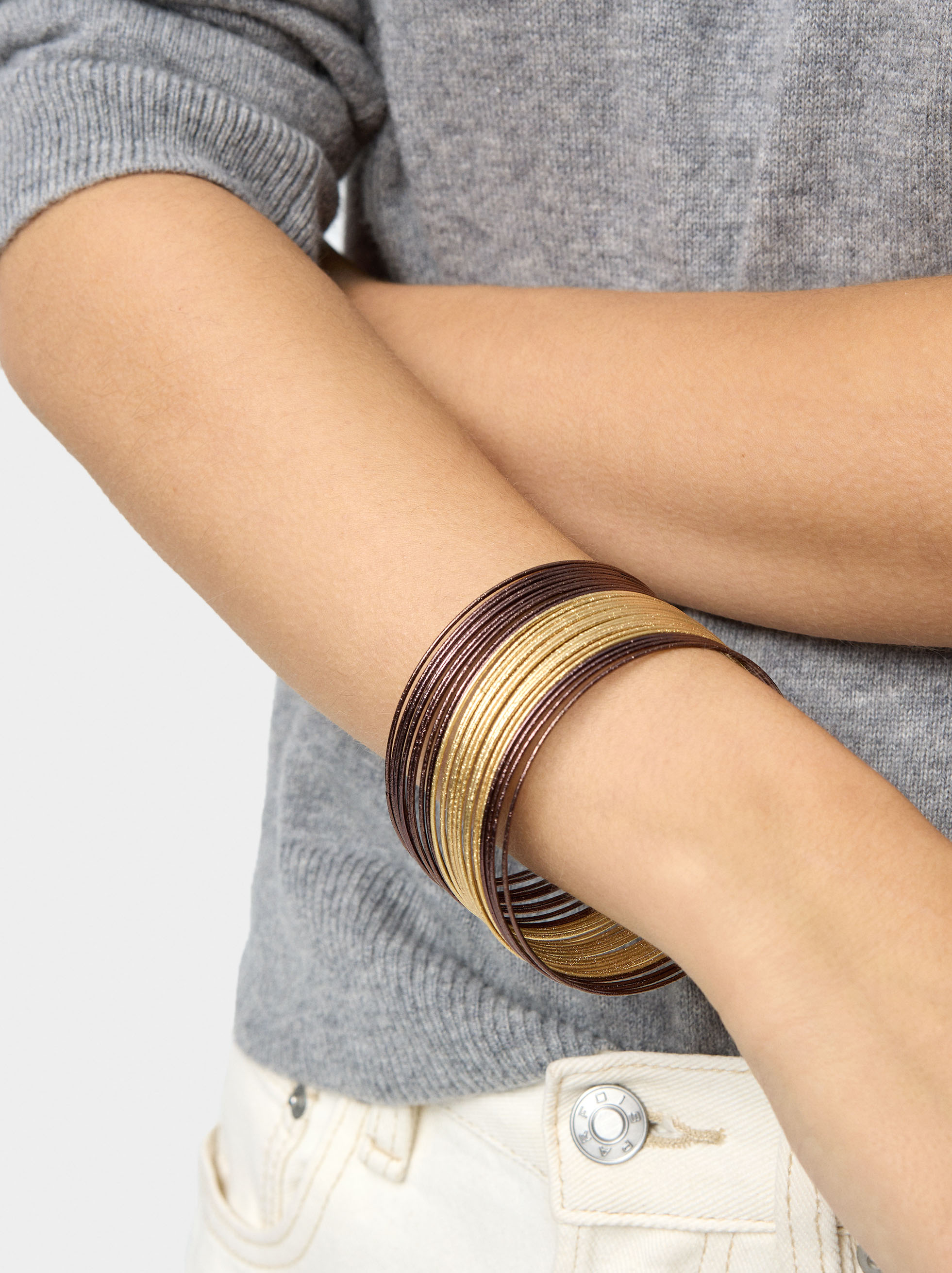 Bracelets rigides entrelac&eacute;s image number 1.0