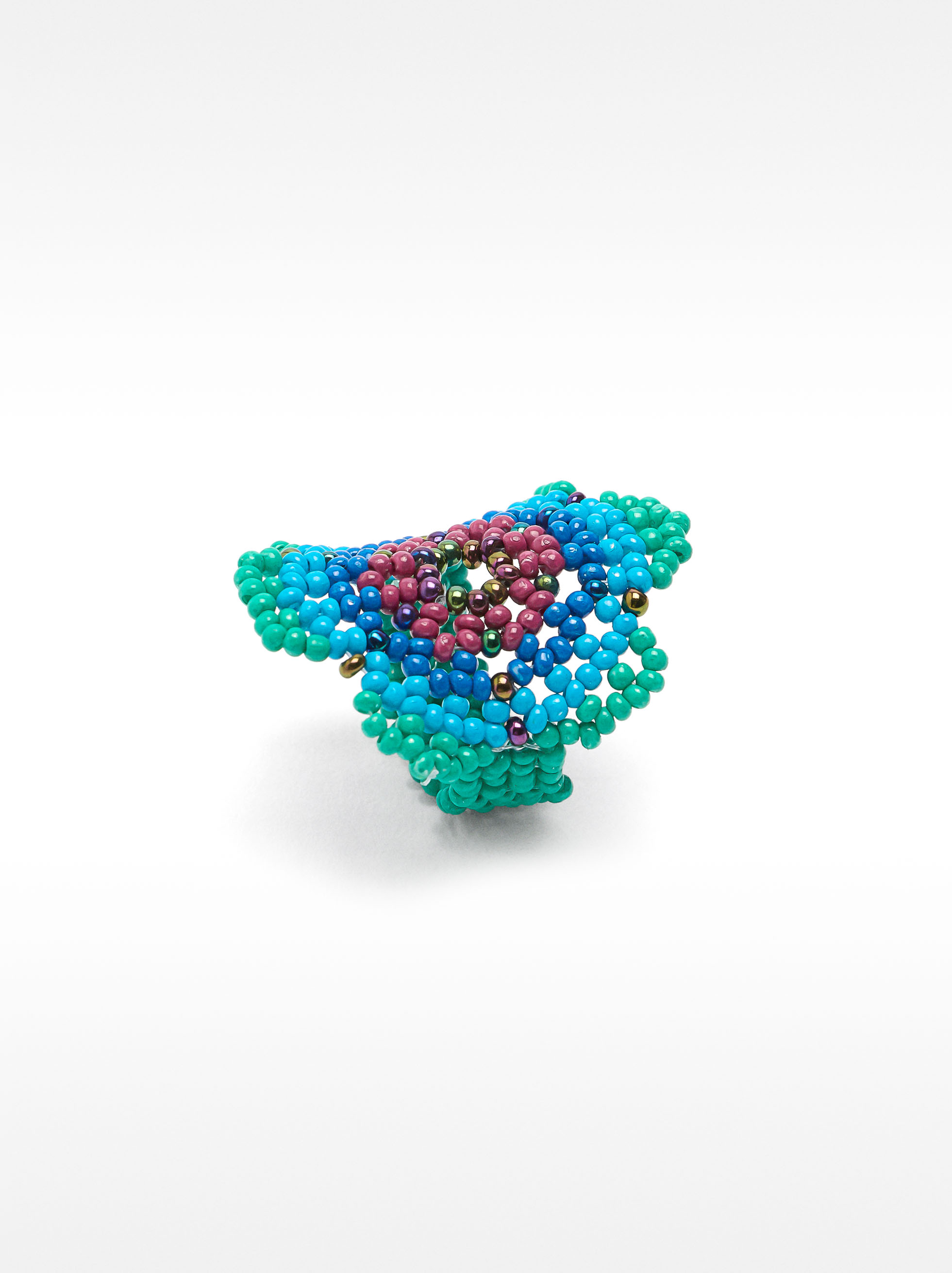 Flower bead ring - LIMITED EDITION image number 2.0