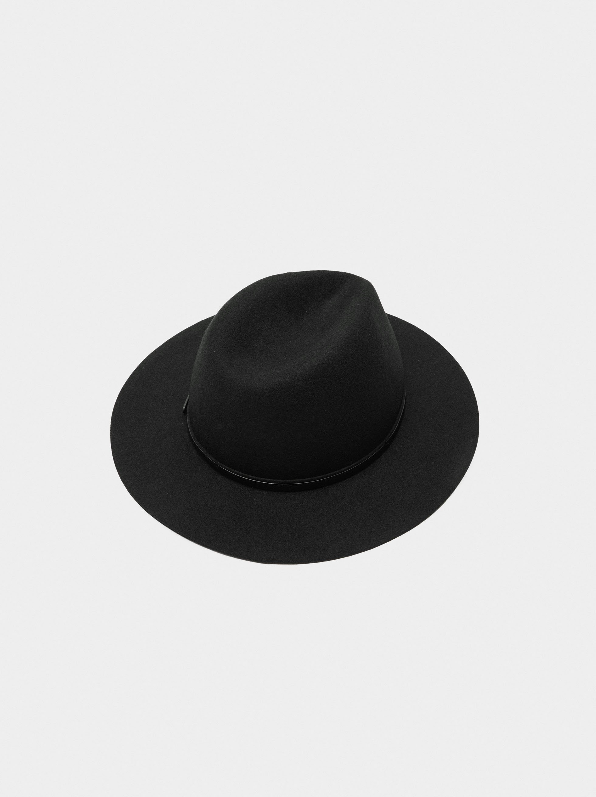 Wool hat with belt detail image number 3.0