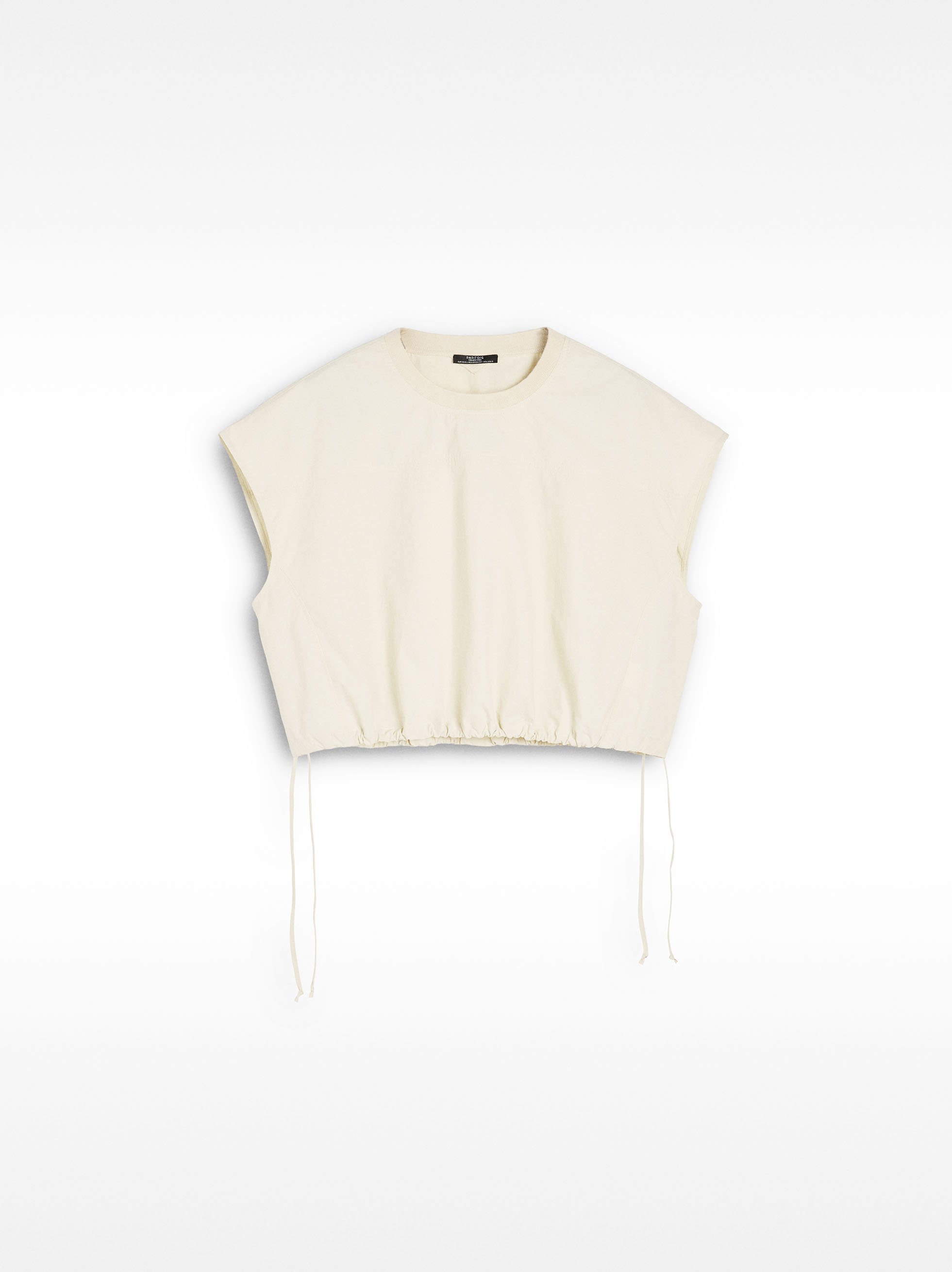 Ruched cropped top image number 5.0