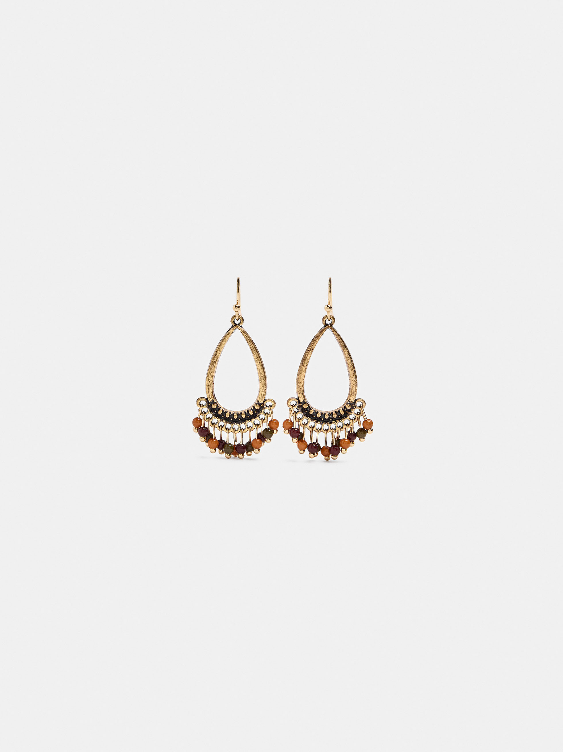 Drop earrings with beads image number 0.0