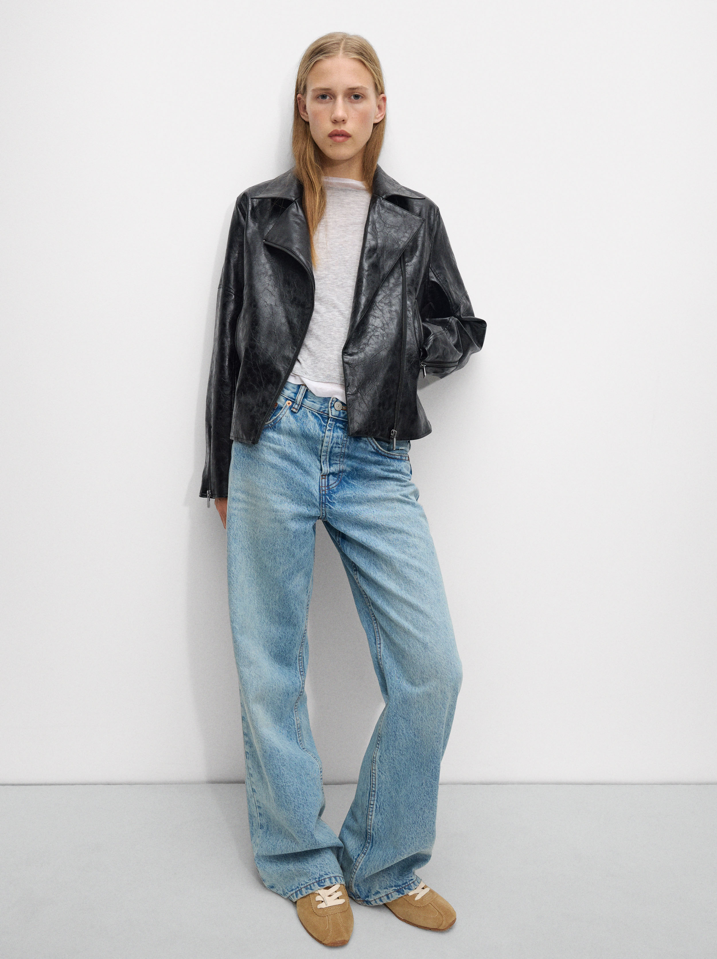 ONLINE EXCLUSIVE - Faux Leather Jacket image number 5.0