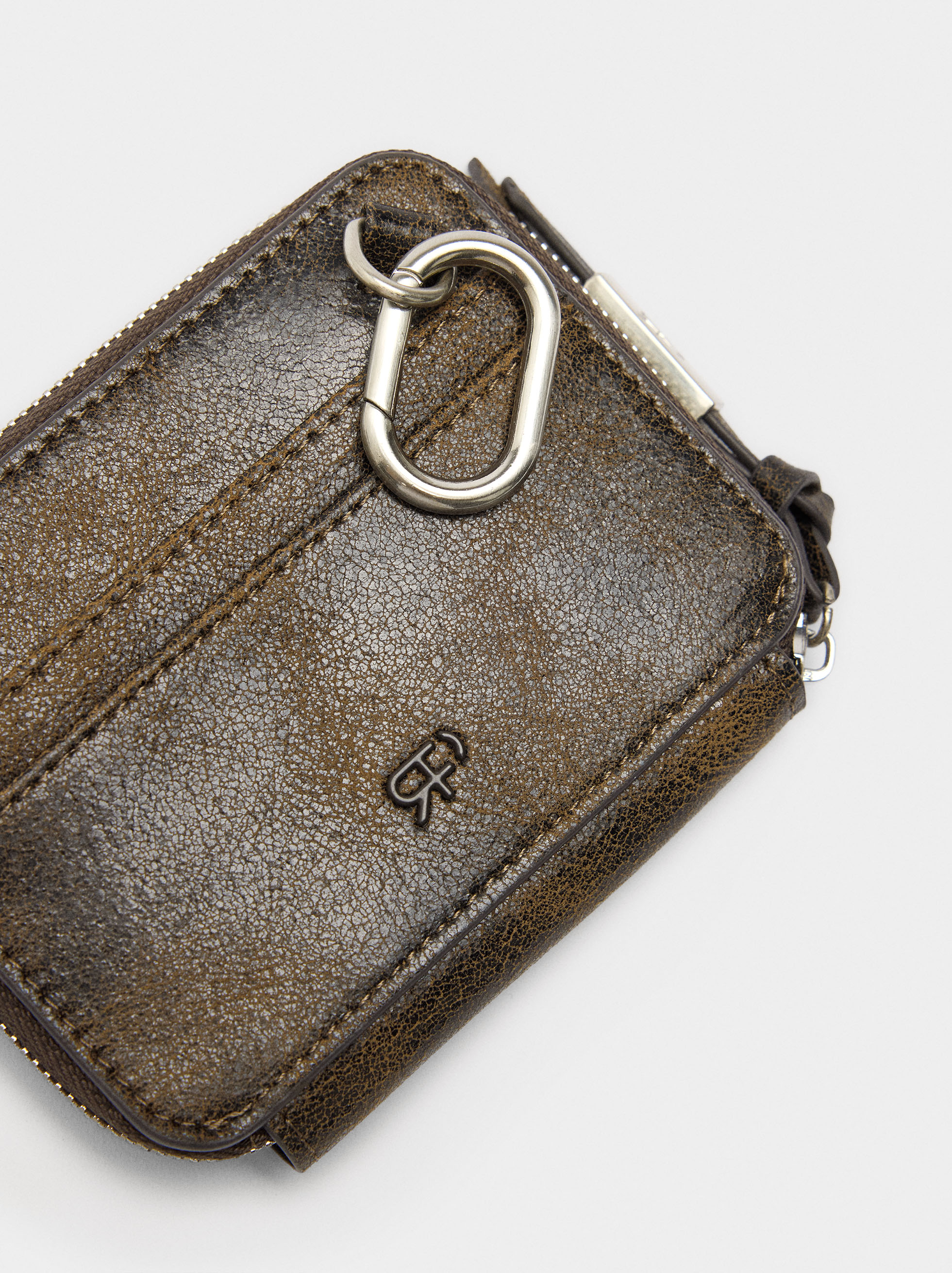 Coin bag with studs image number 2.0