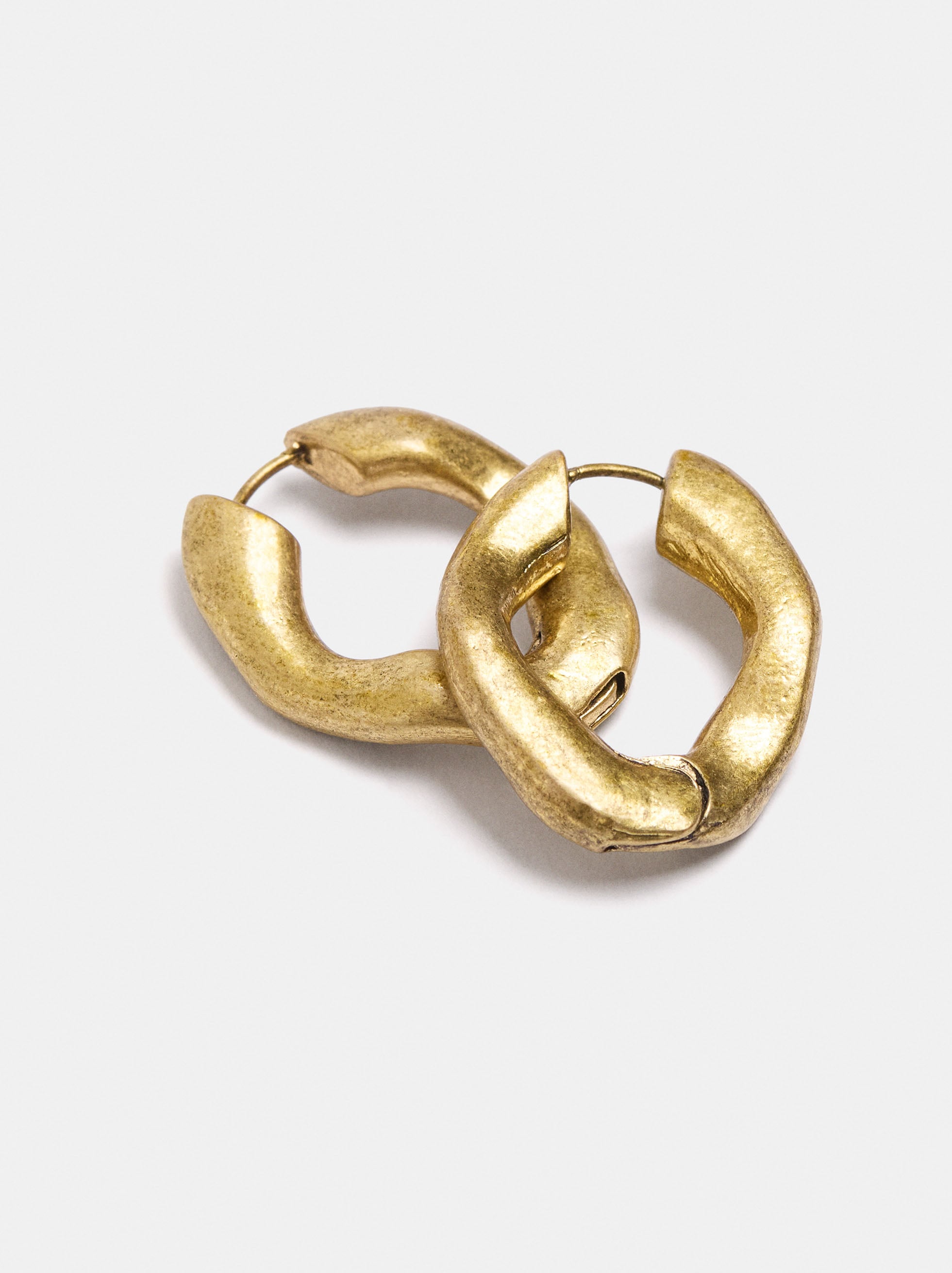 Irregular hoop earrings image number 1.0