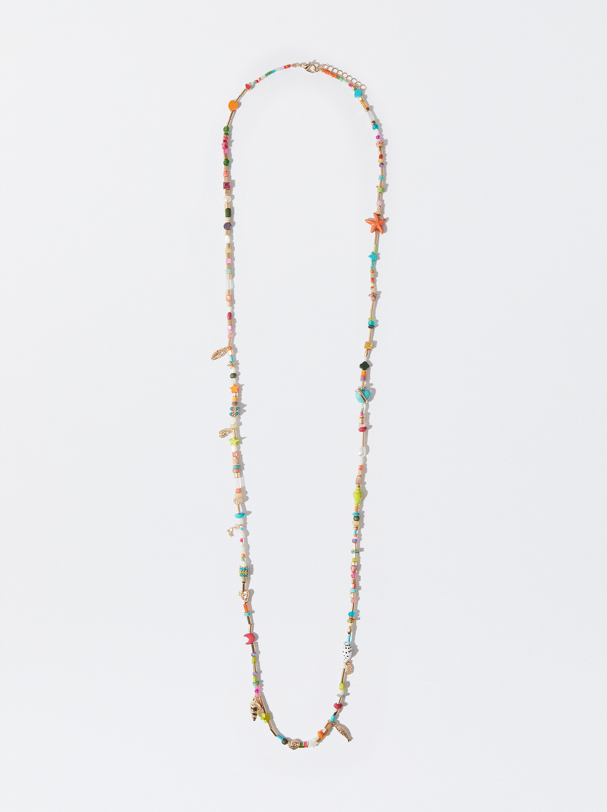 Multicoloured Necklace With Stones image number 0.0