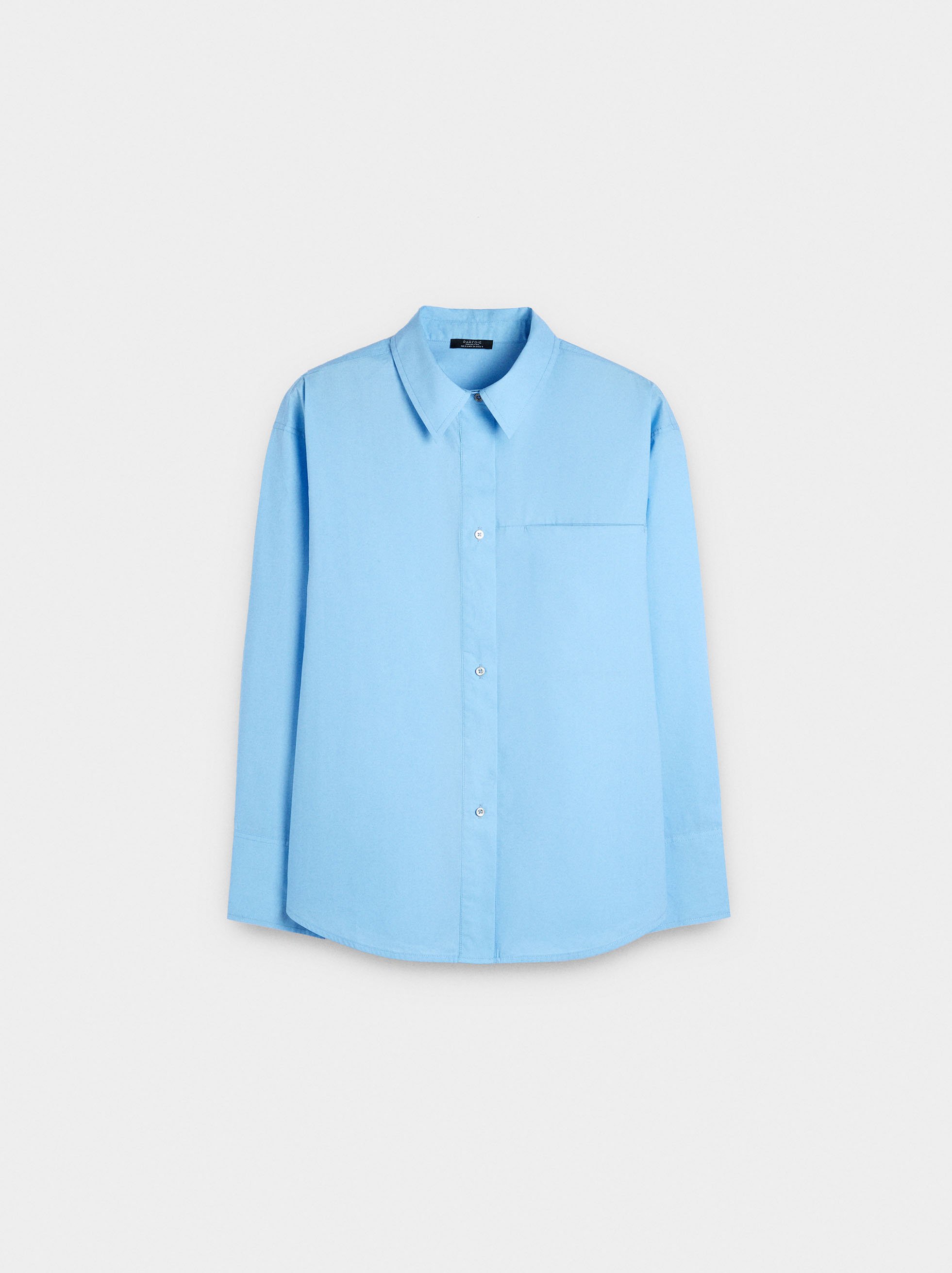 Long-sleeve shirt with 100% cotton image number 6.0