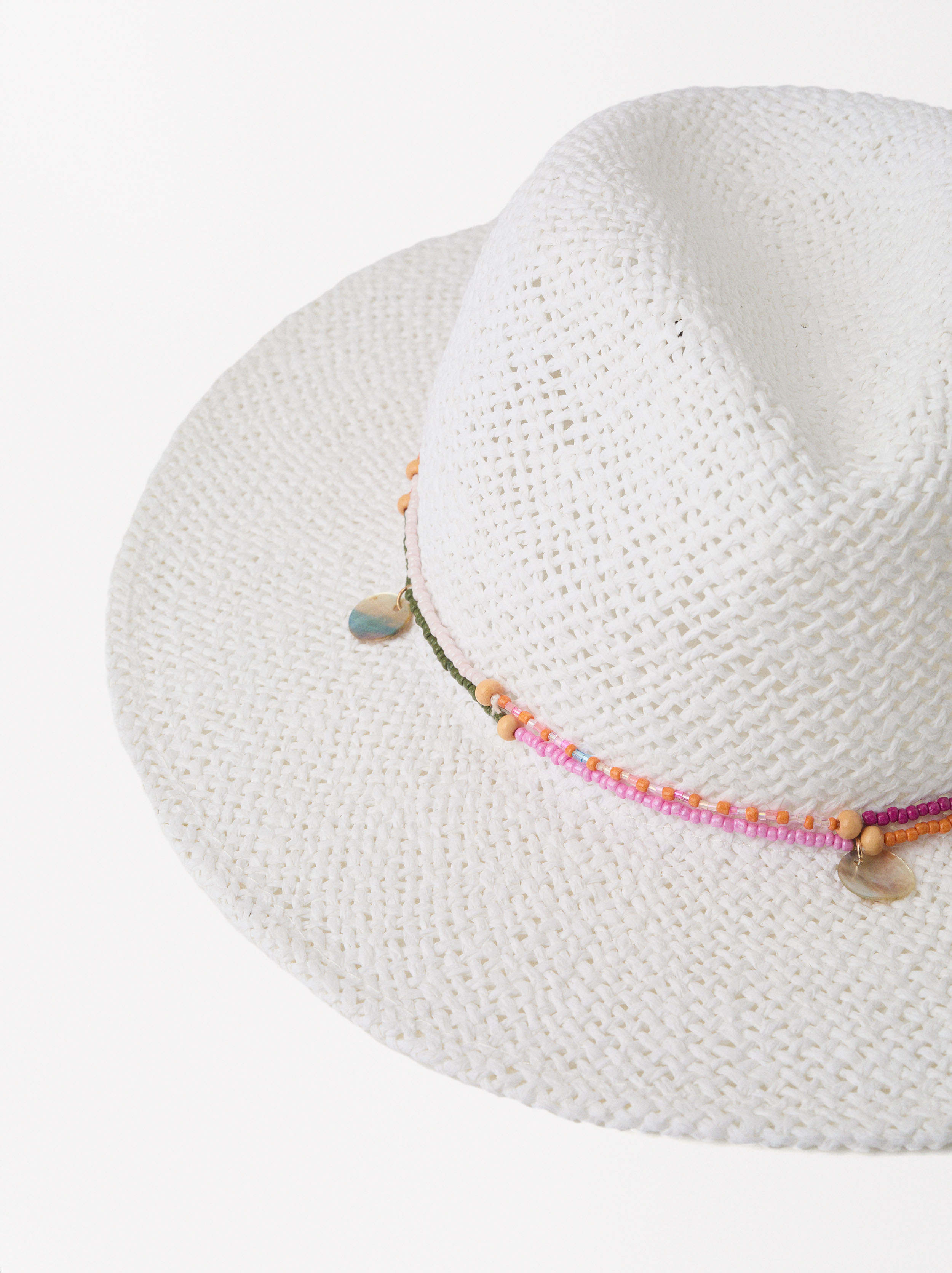 Straw-effect hat image number 1.0