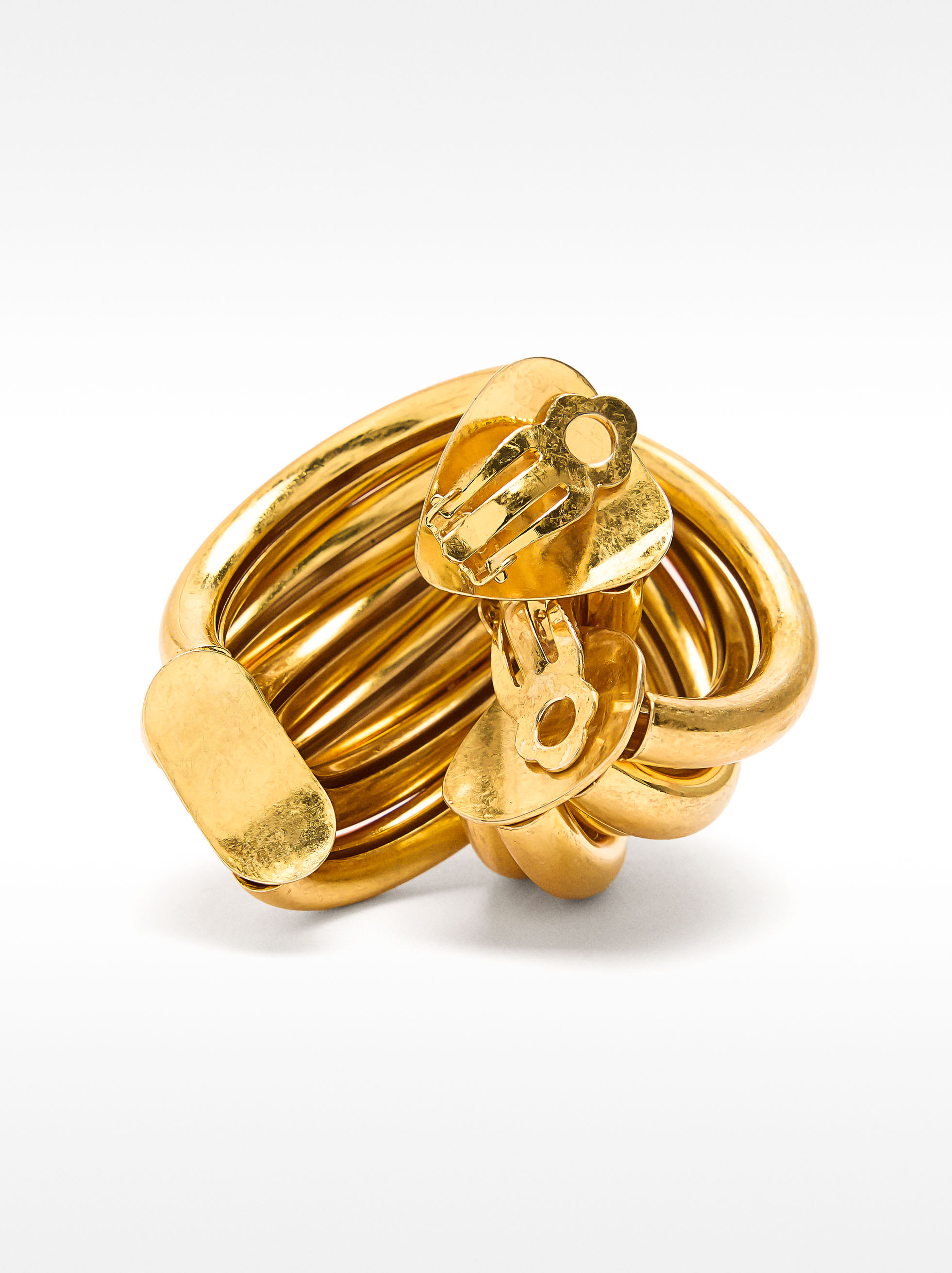 Maxi hoop effect earrings image number 2.0