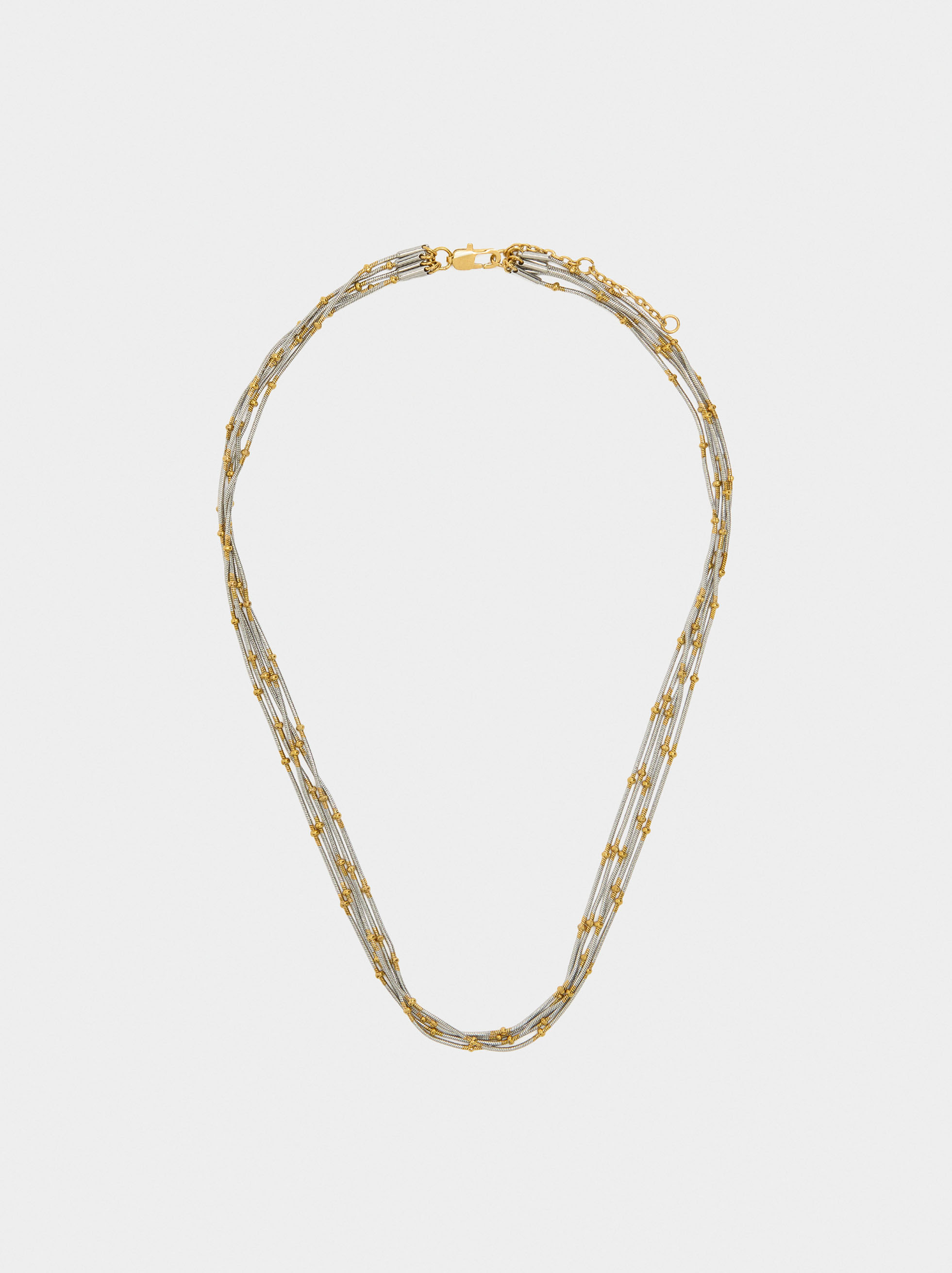 Multi-collar bicolor with stainless steel image number 2.0