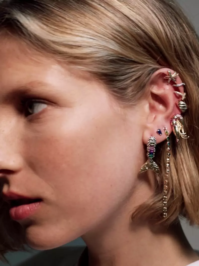Earrings With Zirconia